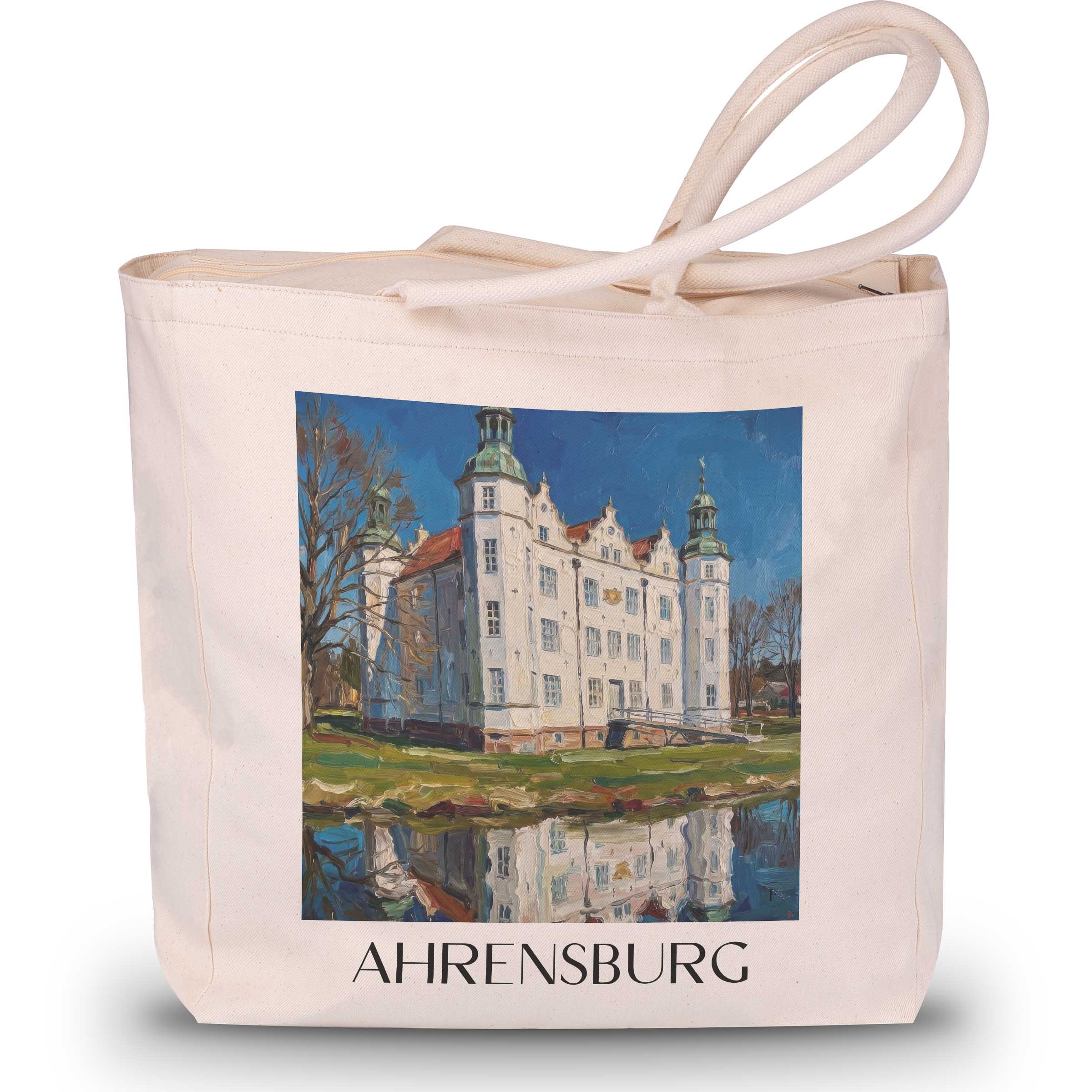 ahrensburg-schleswig-holstein-deutschland-einkaufstasche-oil-painting-oelgemaelde