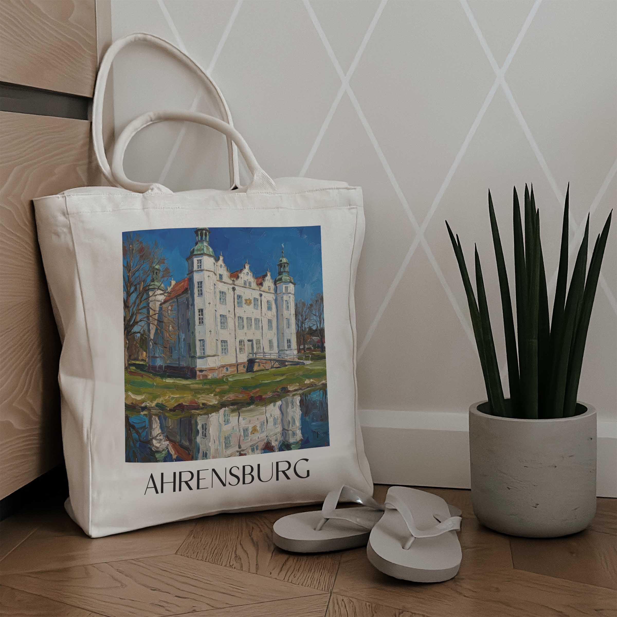 ahrensburg-schleswig-holstein-deutschland-einkaufstasche-oil-painting-oelgemaelde