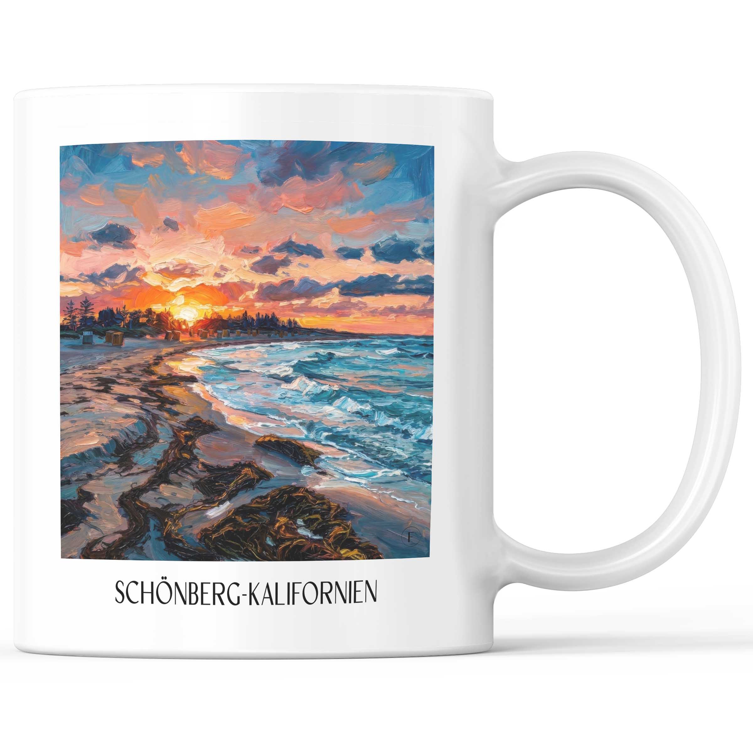 schönberg-kalifornien-schleswig-holstein-deutschland-kaffeebecher-oil-painting-oelgemaelde