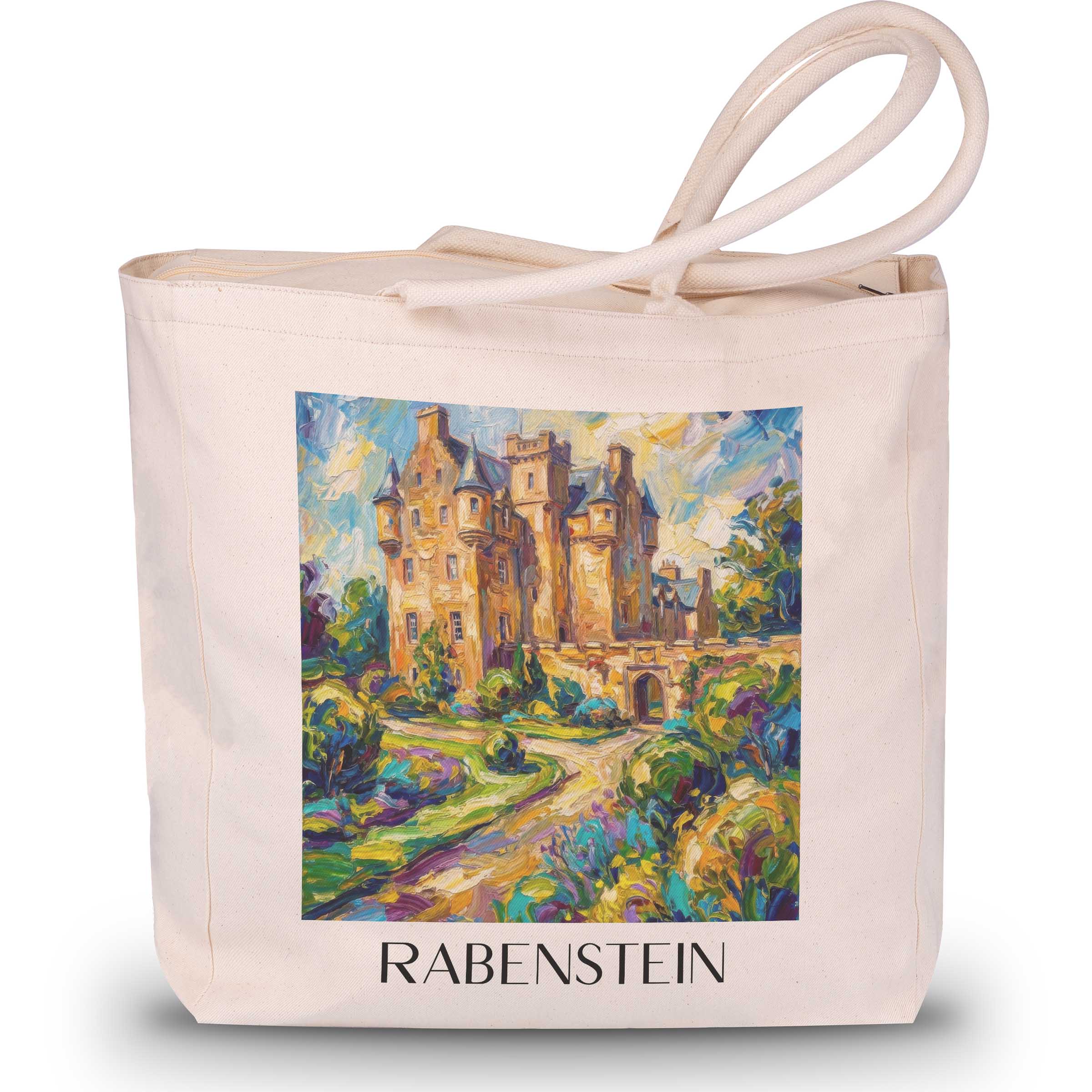 rabenstein-erzgebirge-deutschland-einkaufstasche-oil-painting-oelgemaelde