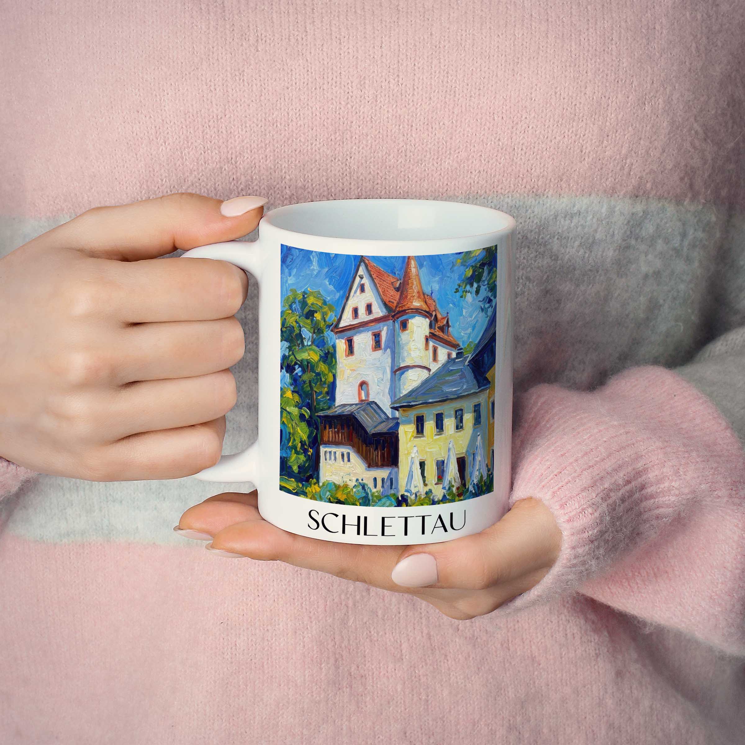schlettau-erzgebirge-deutschland-kaffeebecher-oil-painting-oelgemaelde