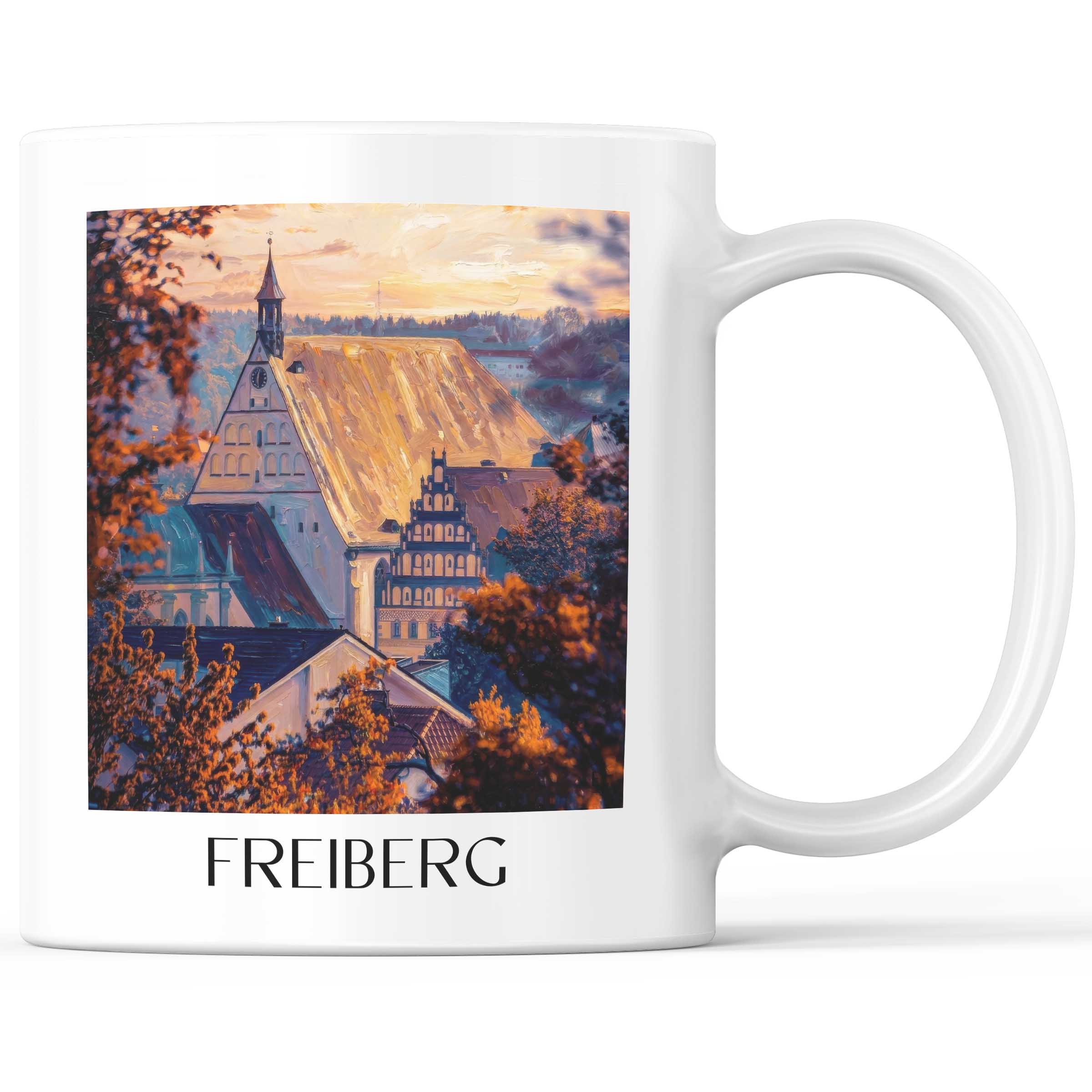 freiberg-erzgebirge-deutschland-kaffeebecher-oil-painting-oelgemaelde