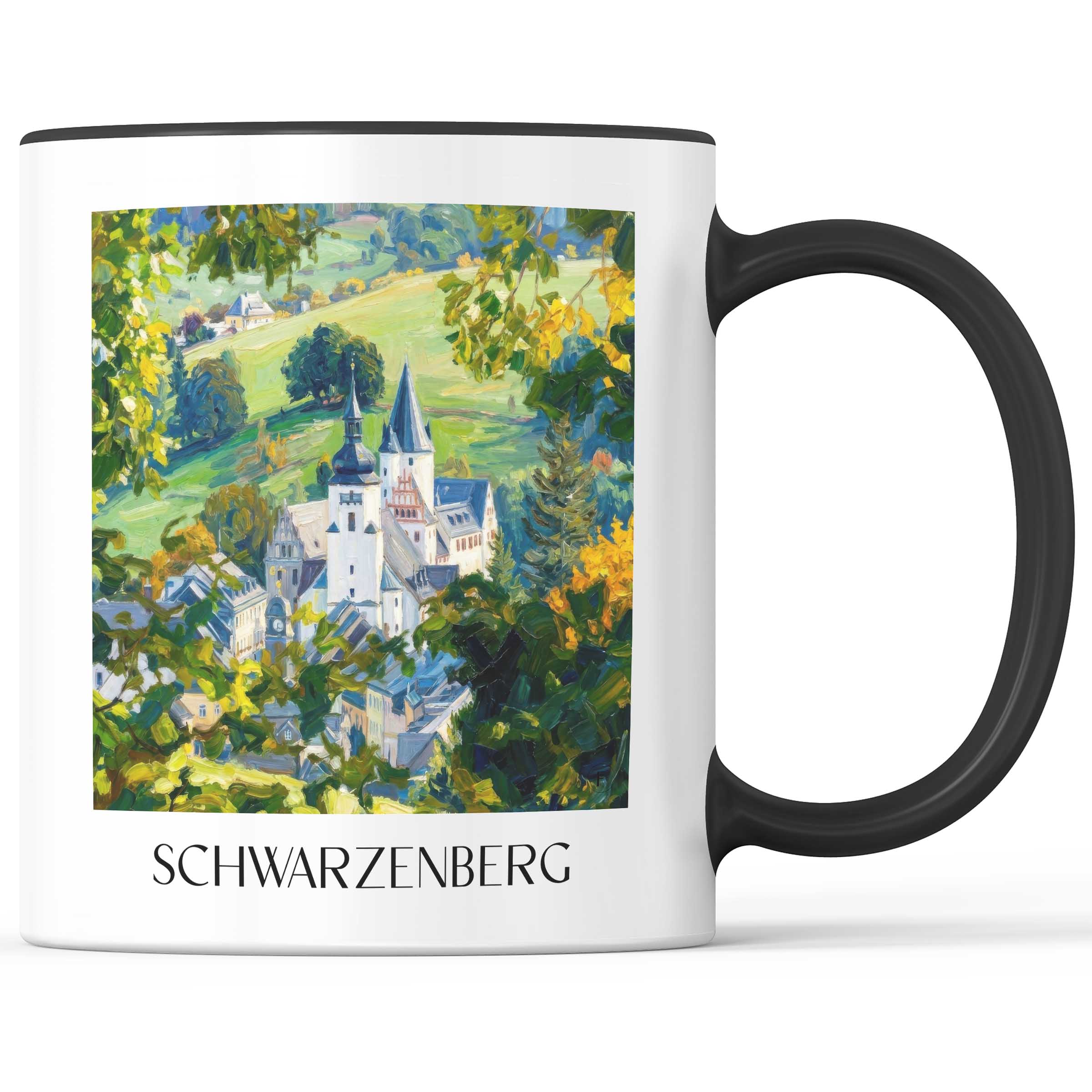 schwarzenberg-erzgebirge-deutschland-kaffeebecher-oil-painting-oelgemaelde
