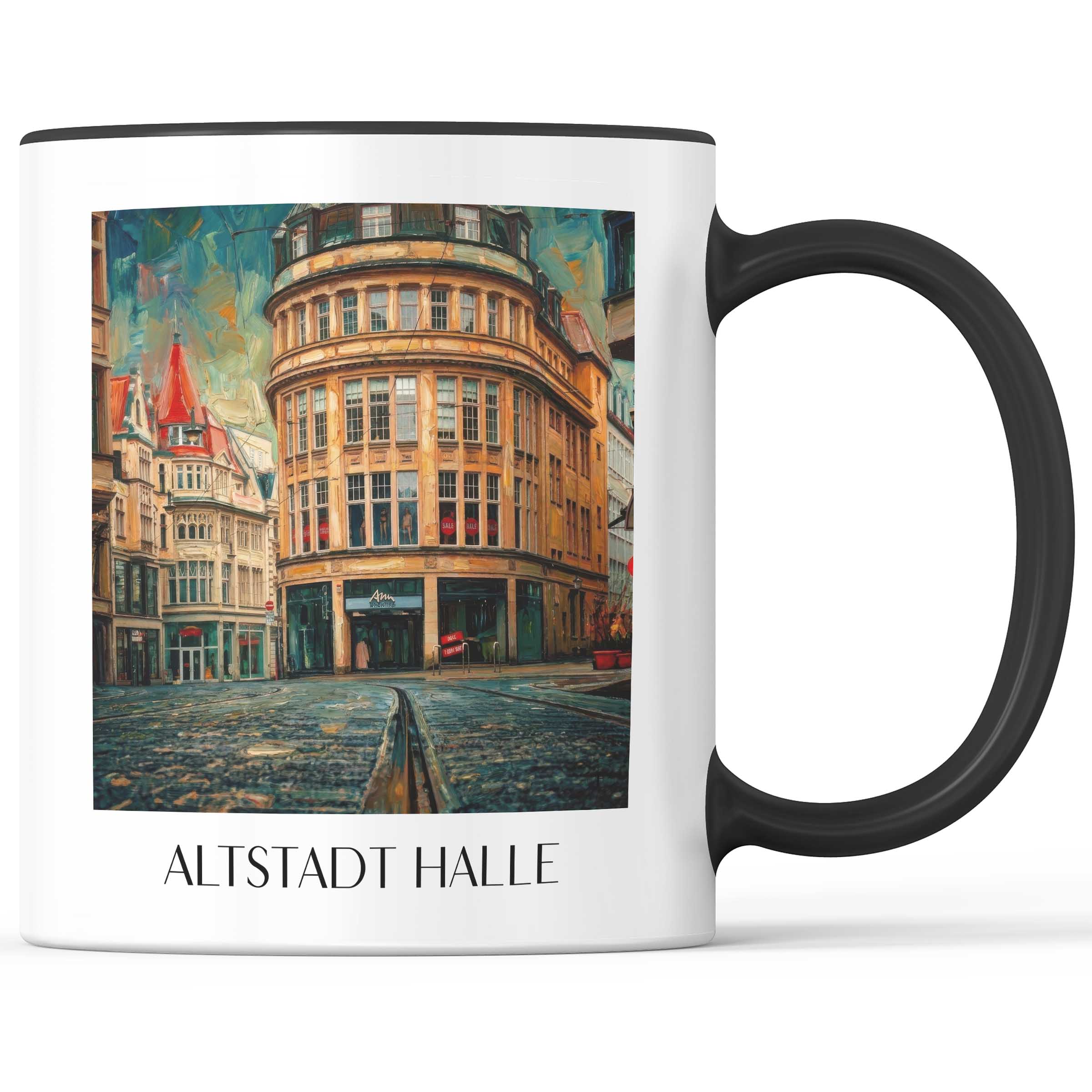 altstadt-halle-deutschland-kaffeebecher-oil-painting-oelgemaelde
