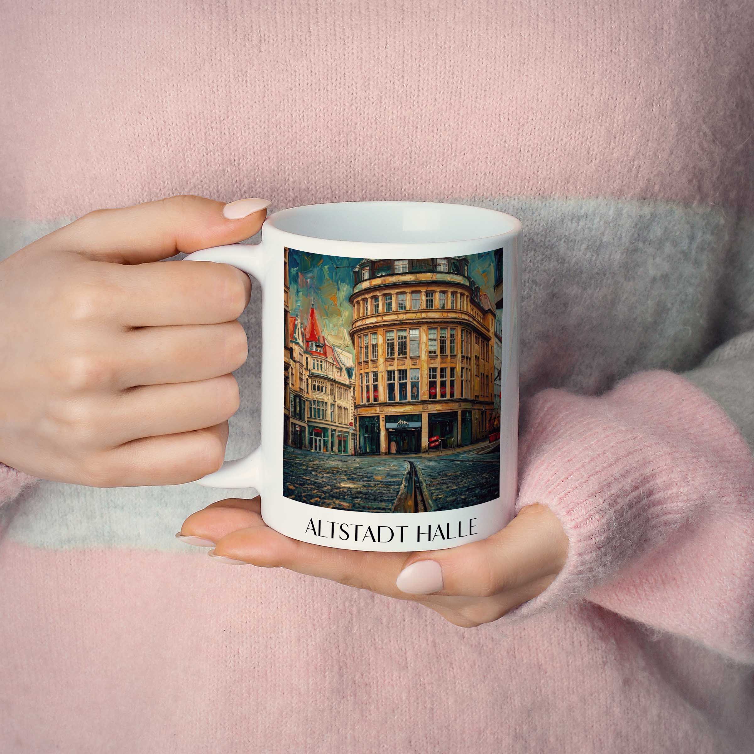 altstadt-halle-deutschland-kaffeebecher-oil-painting-oelgemaelde
