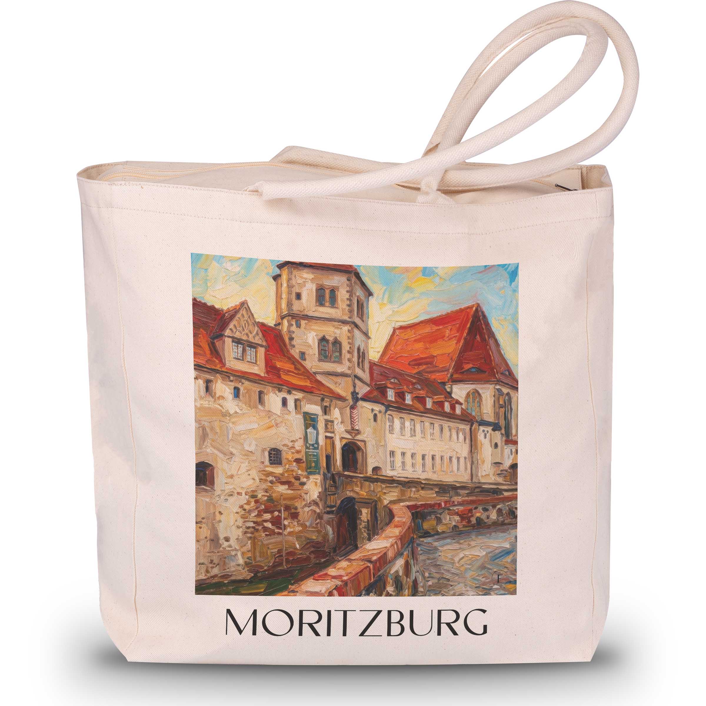moritzburg-halle-deutschland-einkaufstasche-oil-painting-oelgemaelde