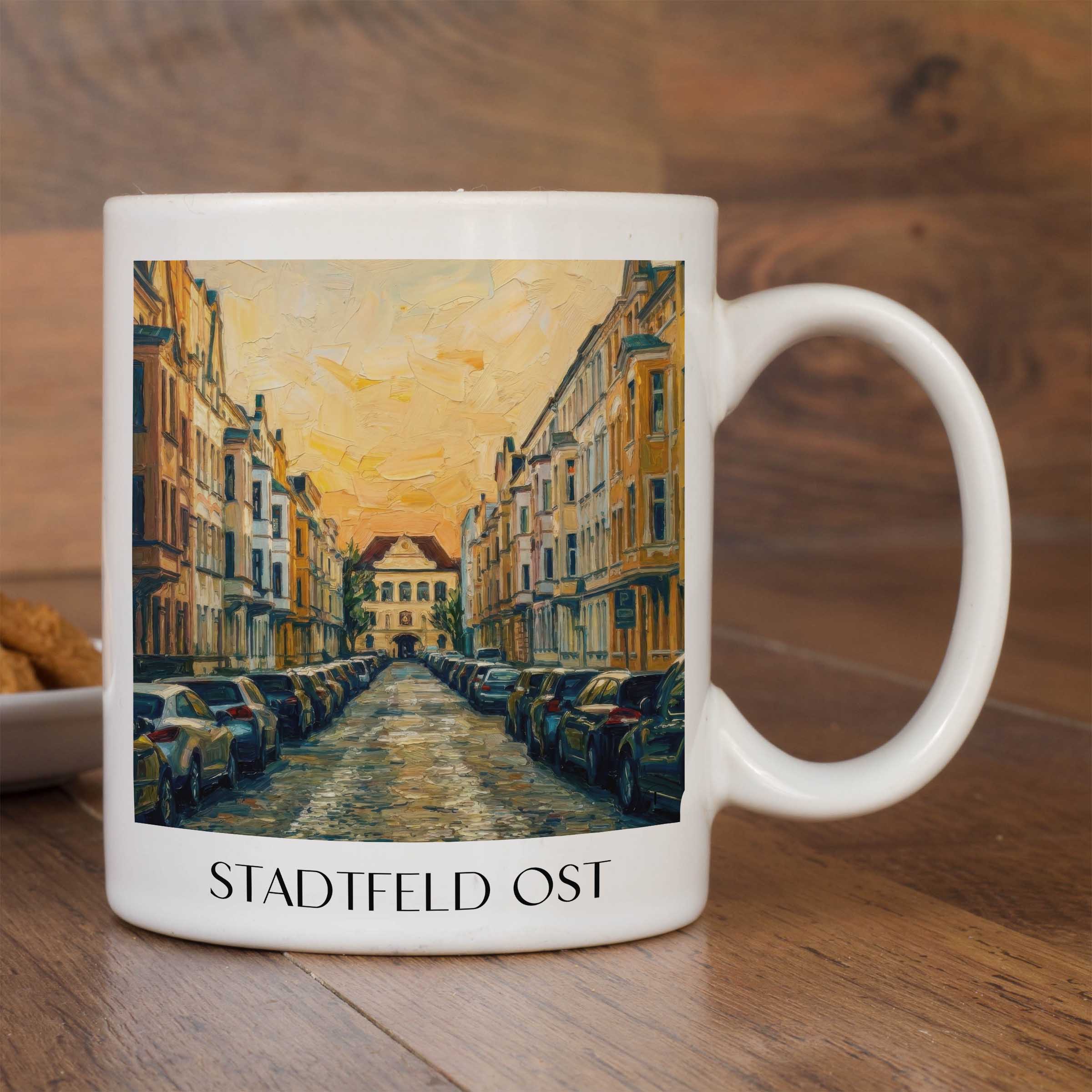 stadtfeld-ost-magdeburg-deutschland-kaffeebecher-oil-painting-oelgemaelde