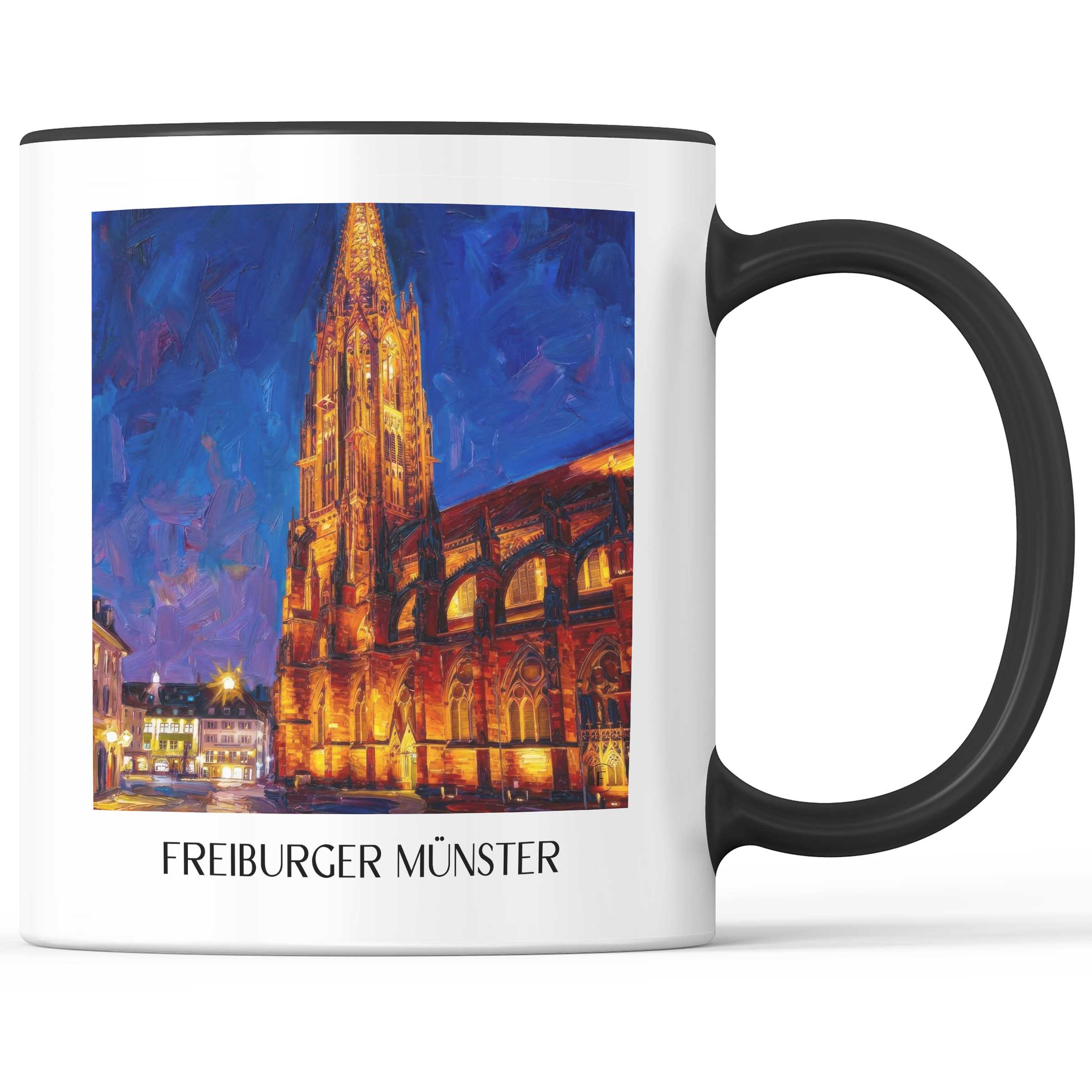 freiburger-münster-schwarzwald-deutschland-kaffeebecher-oil-painting-oelgemaelde