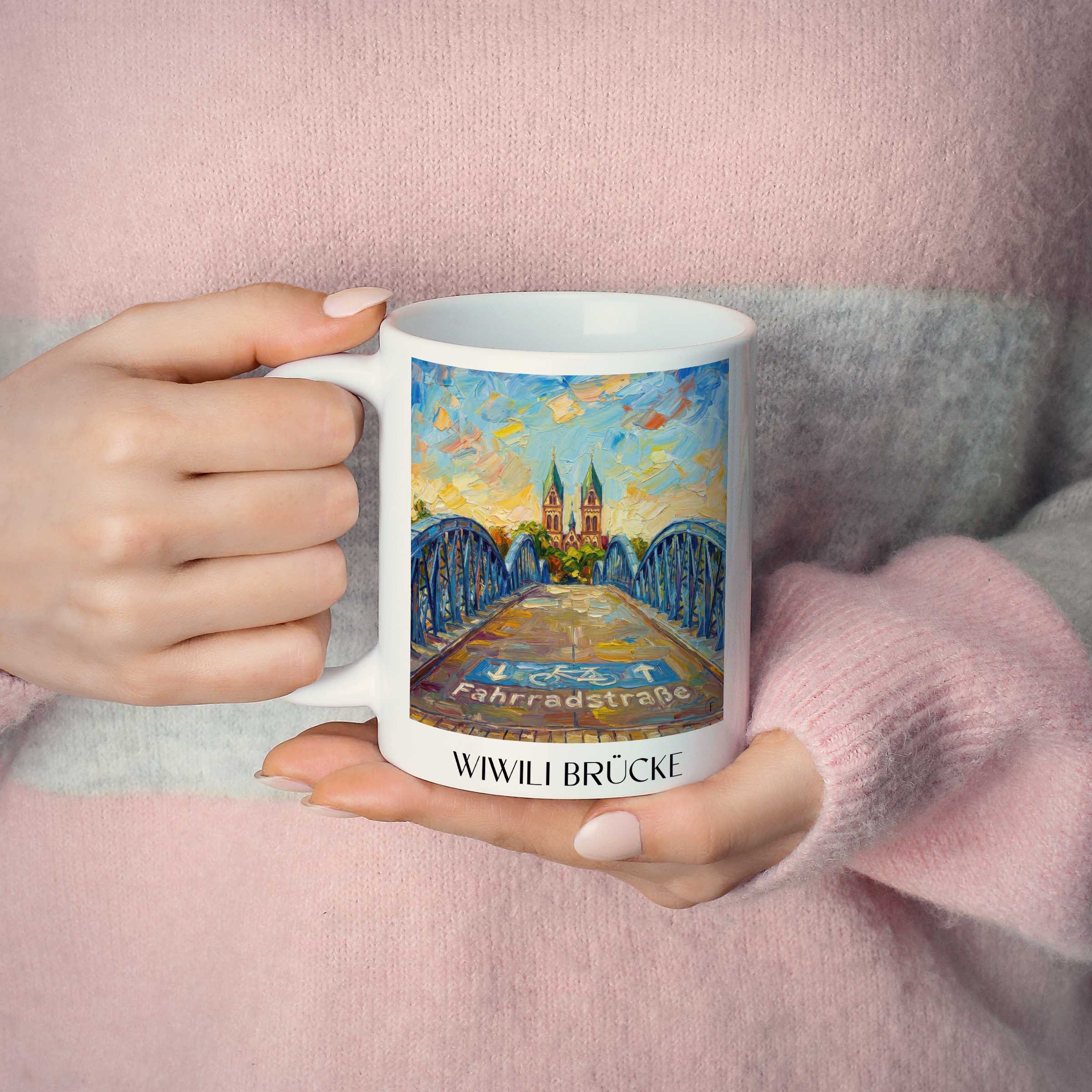 wiwili-brücke-freiburg-deutschland-kaffeebecher-oil-painting-oelgemaelde