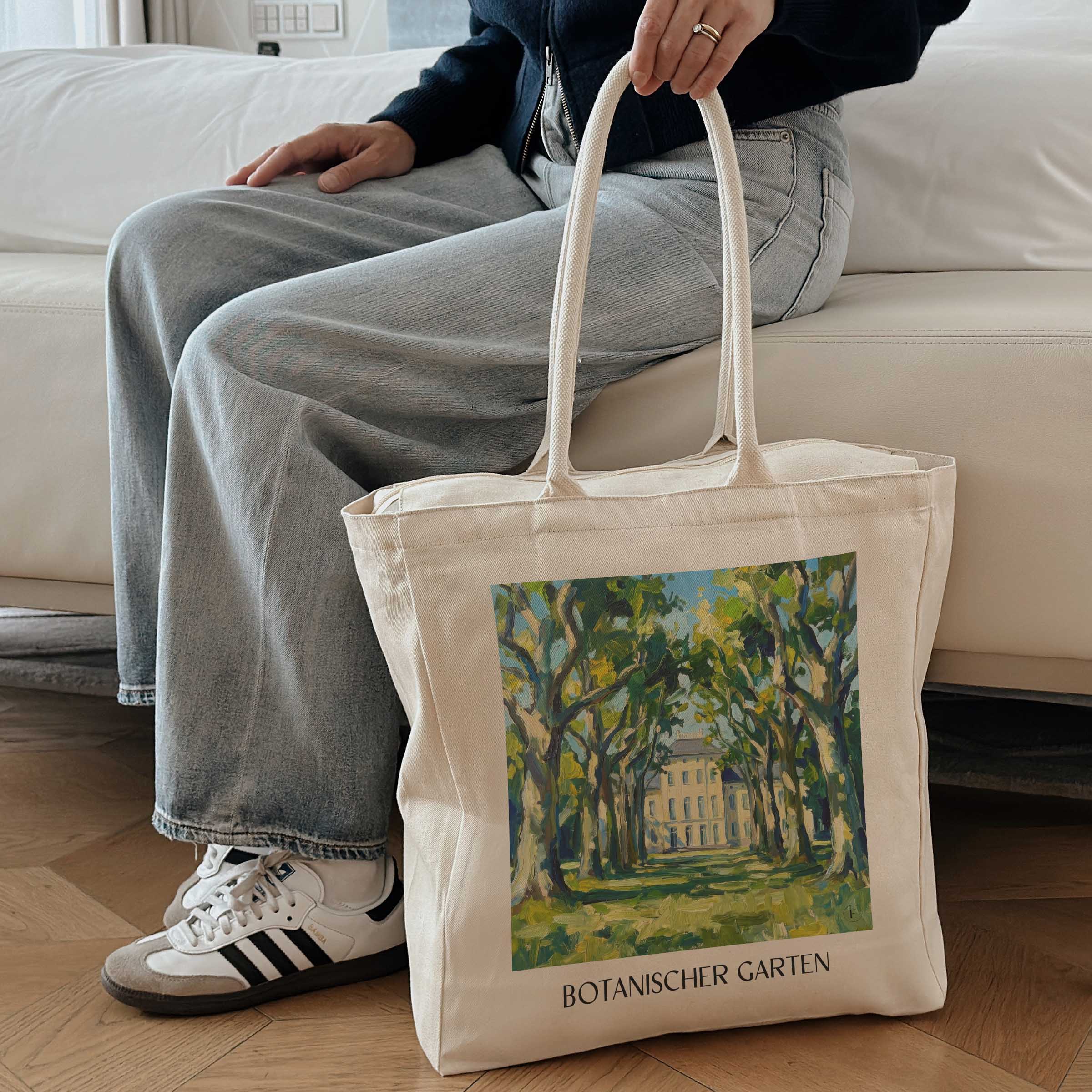 botanischer-garten-krefeld-deutschland-einkaufstasche-oil-painting-oelgemaelde