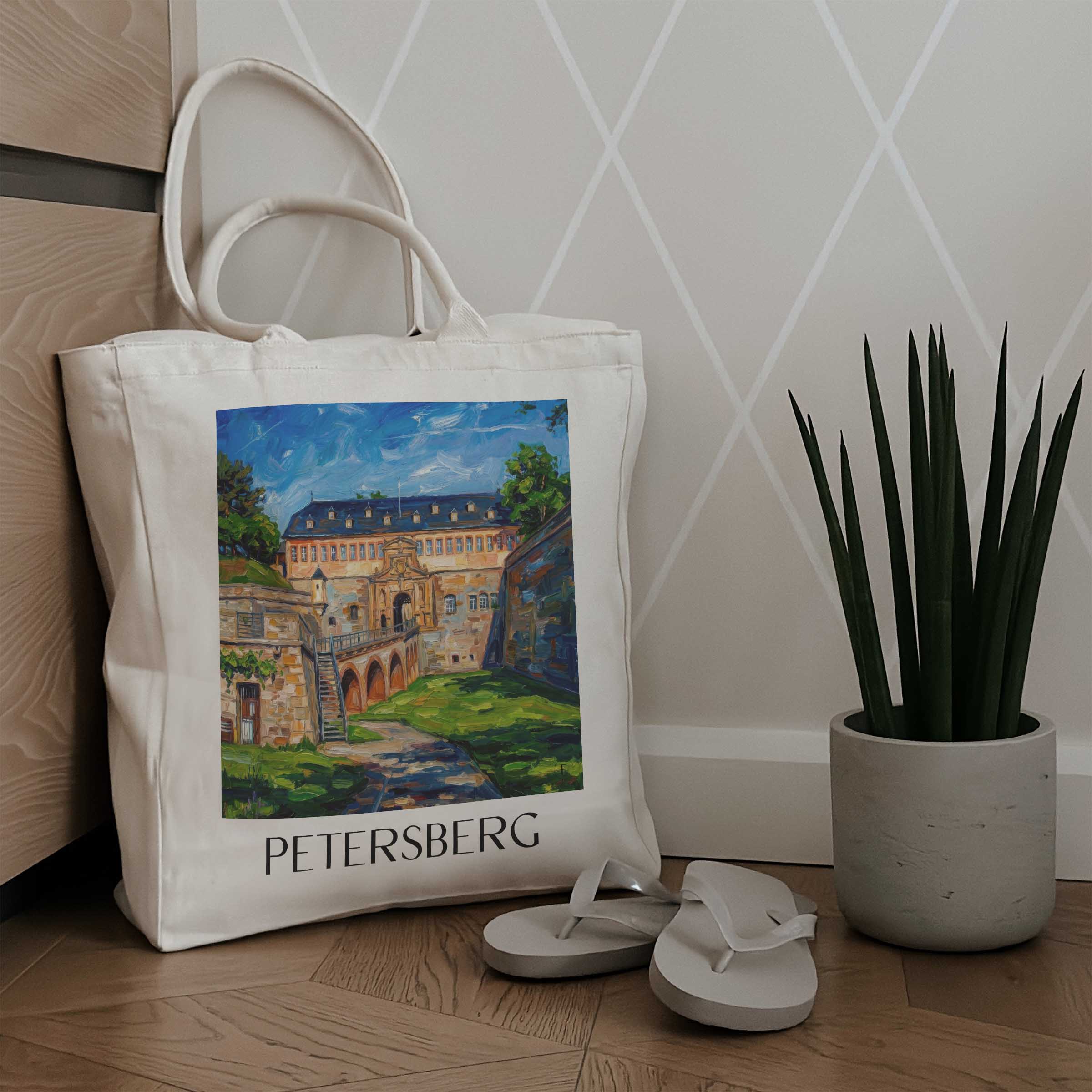 petersberg-erfurt-deutschland-einkaufstasche-oil-painting-oelgemaelde