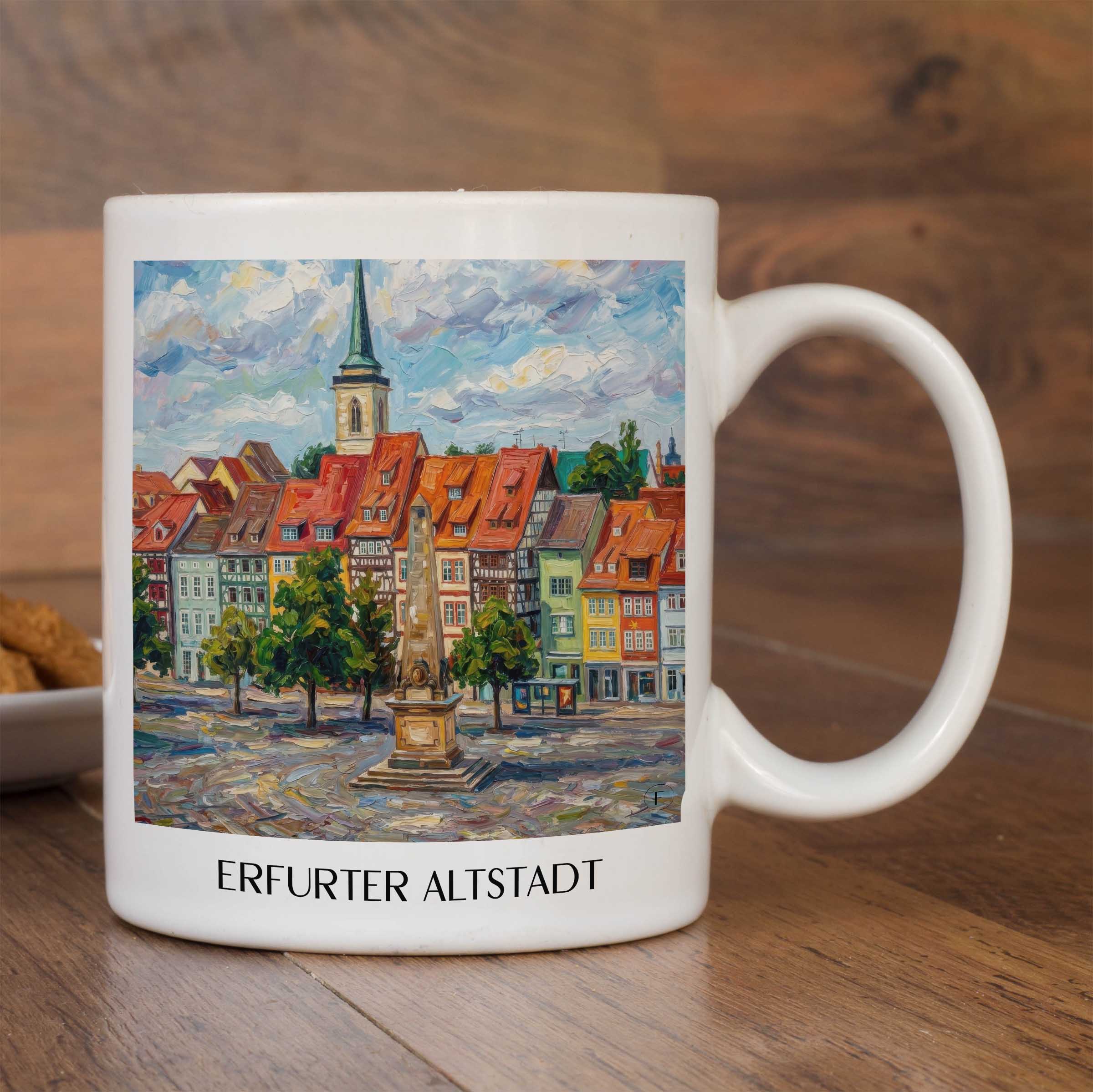 altstadt-erfurt-deutschland-kaffeebecher-oil-painting-oelgemaelde
