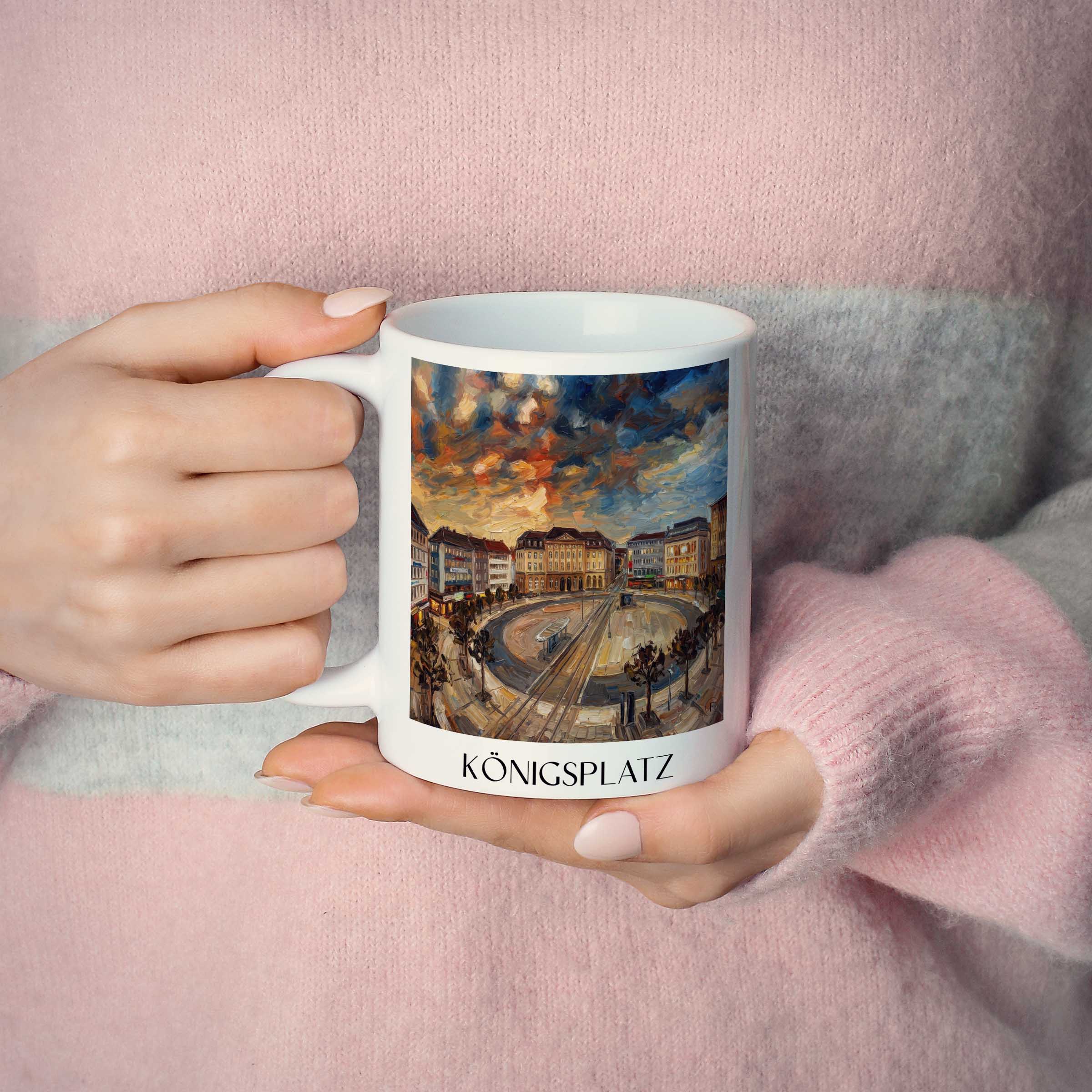 königsplatz-kassel-deutschland-kaffeebecher-oil-painting-oelgemaelde