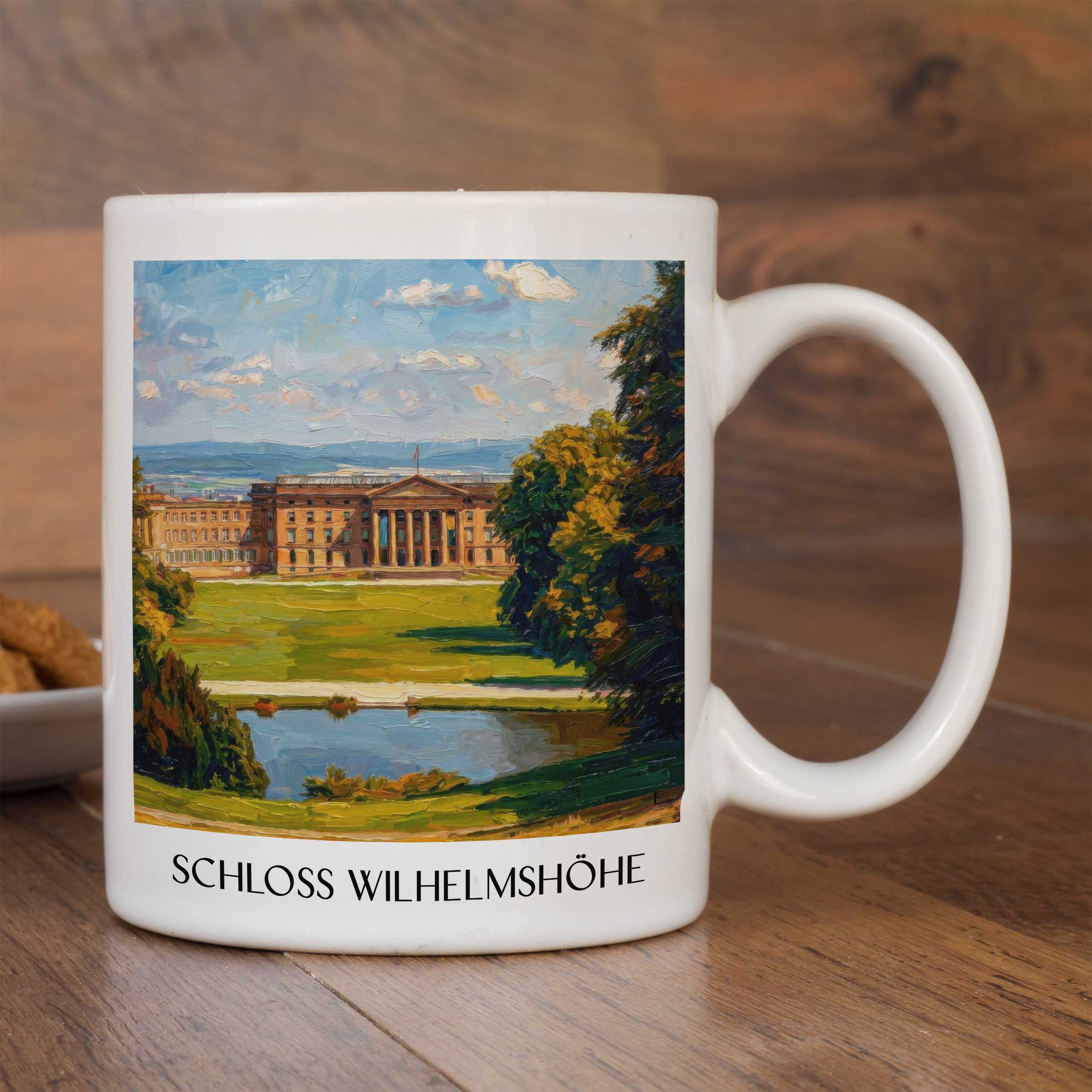 schloss-wilhelmshöhe-kassel-deutschland-kaffeebecher-oil-painting-oelgemaelde