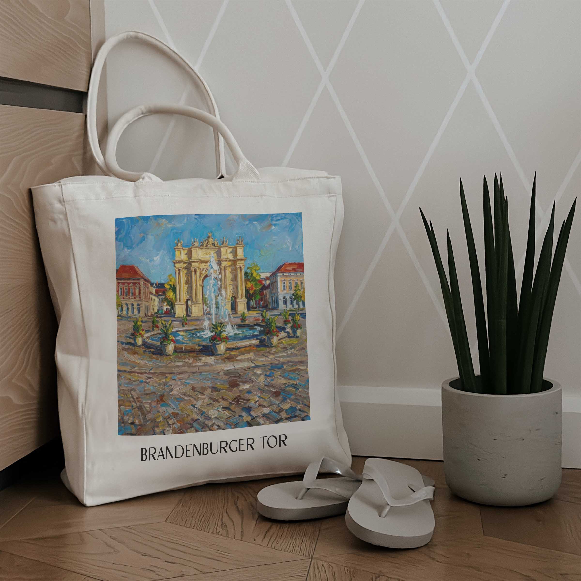 brandenburger-tor-potsdam-deutschland-einkaufstasche-oil-painting-oelgemaelde