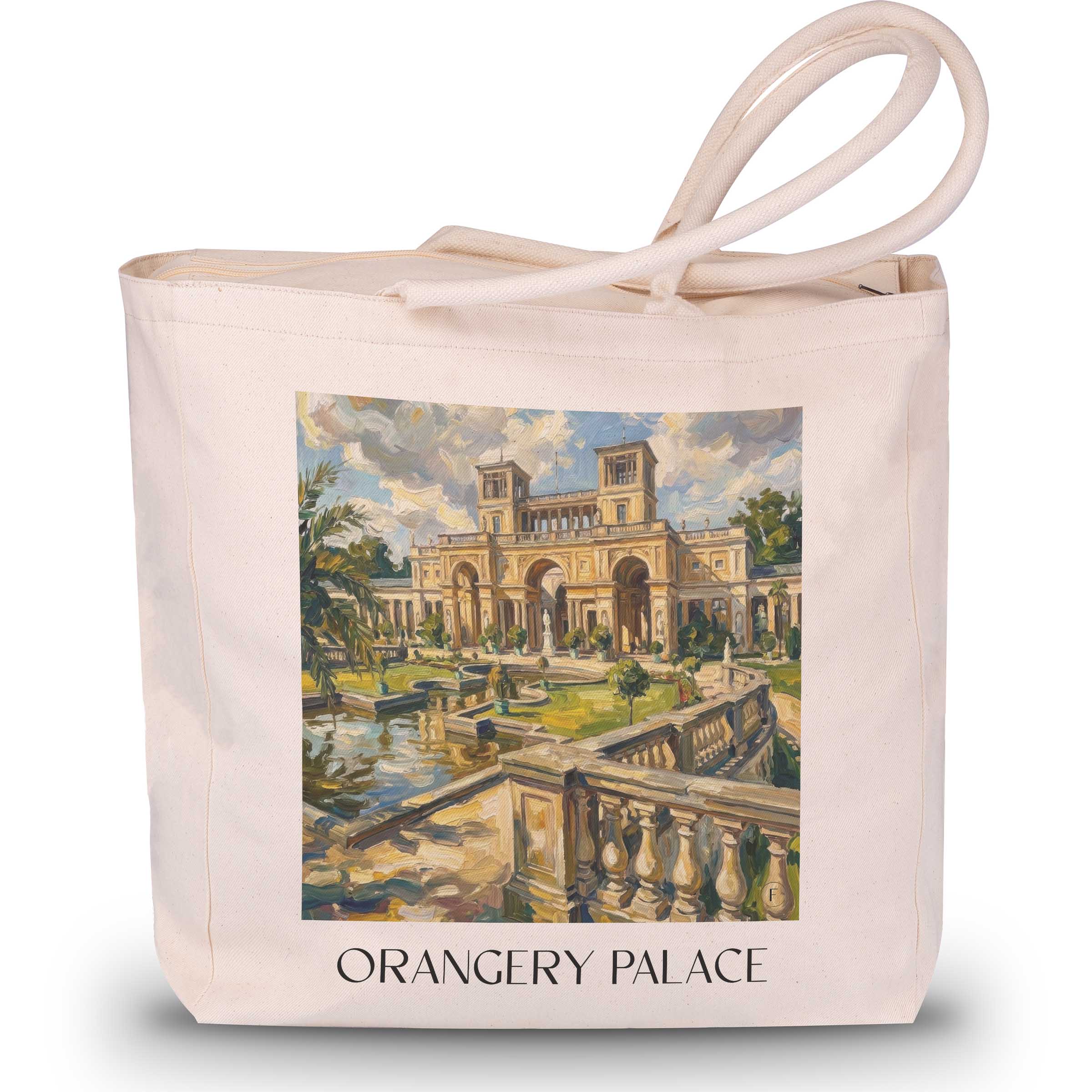 Orangerieschloss Shopping Tasche - Potsdam - Deutschland Tote Bag - Einkaufstasche im Ölgemälde Stil