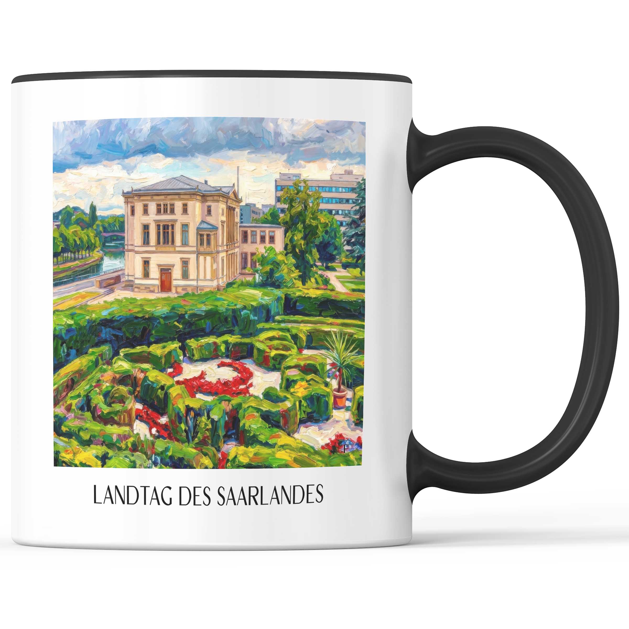 landtag-des-saarlandes-saarbrücken-deutschland-kaffeebecher-oil-painting-oelgemaelde
