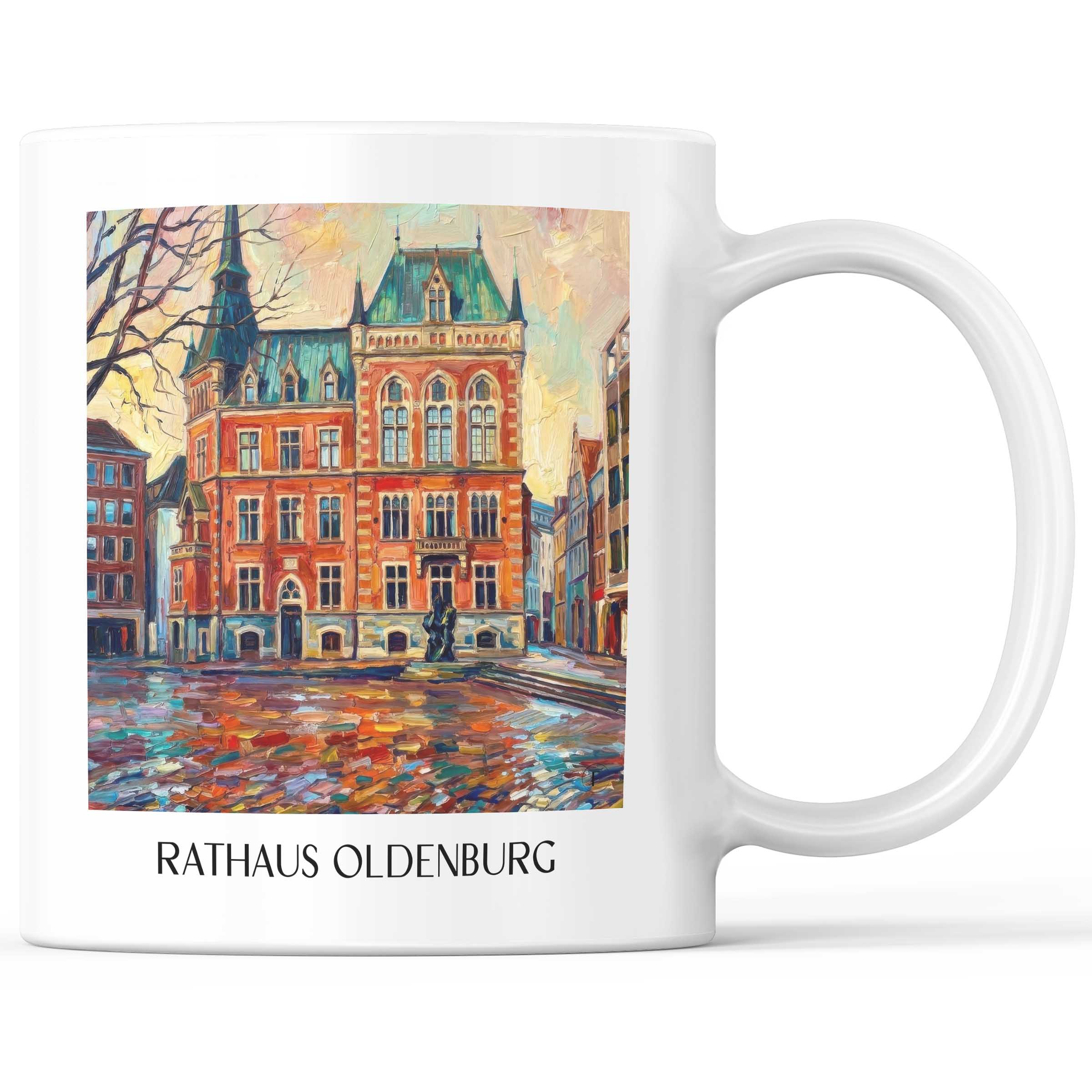 rathaus-oldenburg-deutschland-kaffeebecher-oil-painting-oelgemaelde