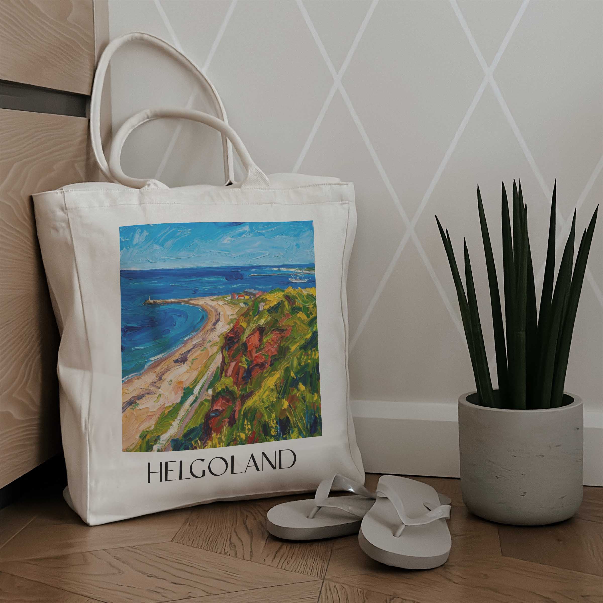 helgoland-schleswig-holstein-deutschland-einkaufstasche-oil-painting-oelgemaelde