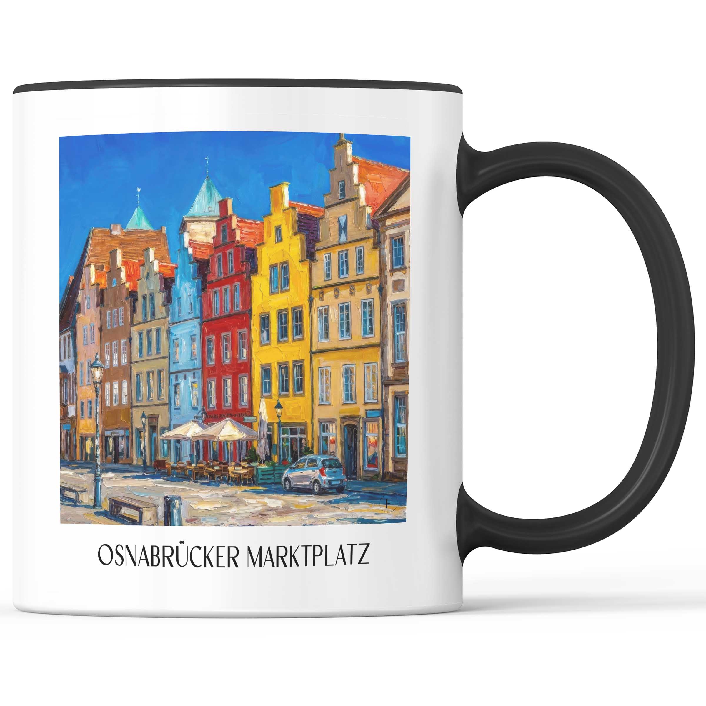 marktplatz-osnabrück-deutschland-kaffeebecher-oil-painting-oelgemaelde