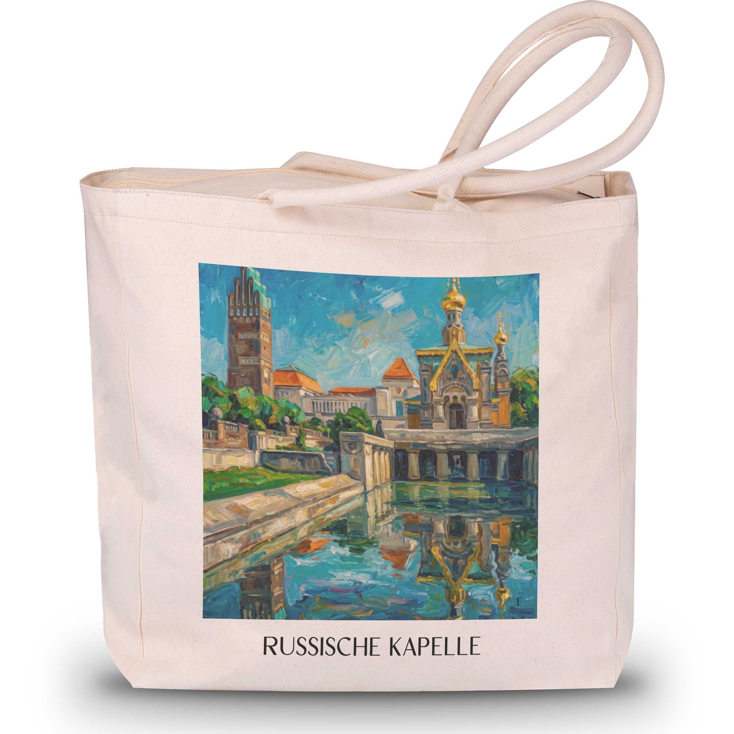 russische-kapelle-darmstadt-deutschland-einkaufstasche-oil-painting-oelgemaelde