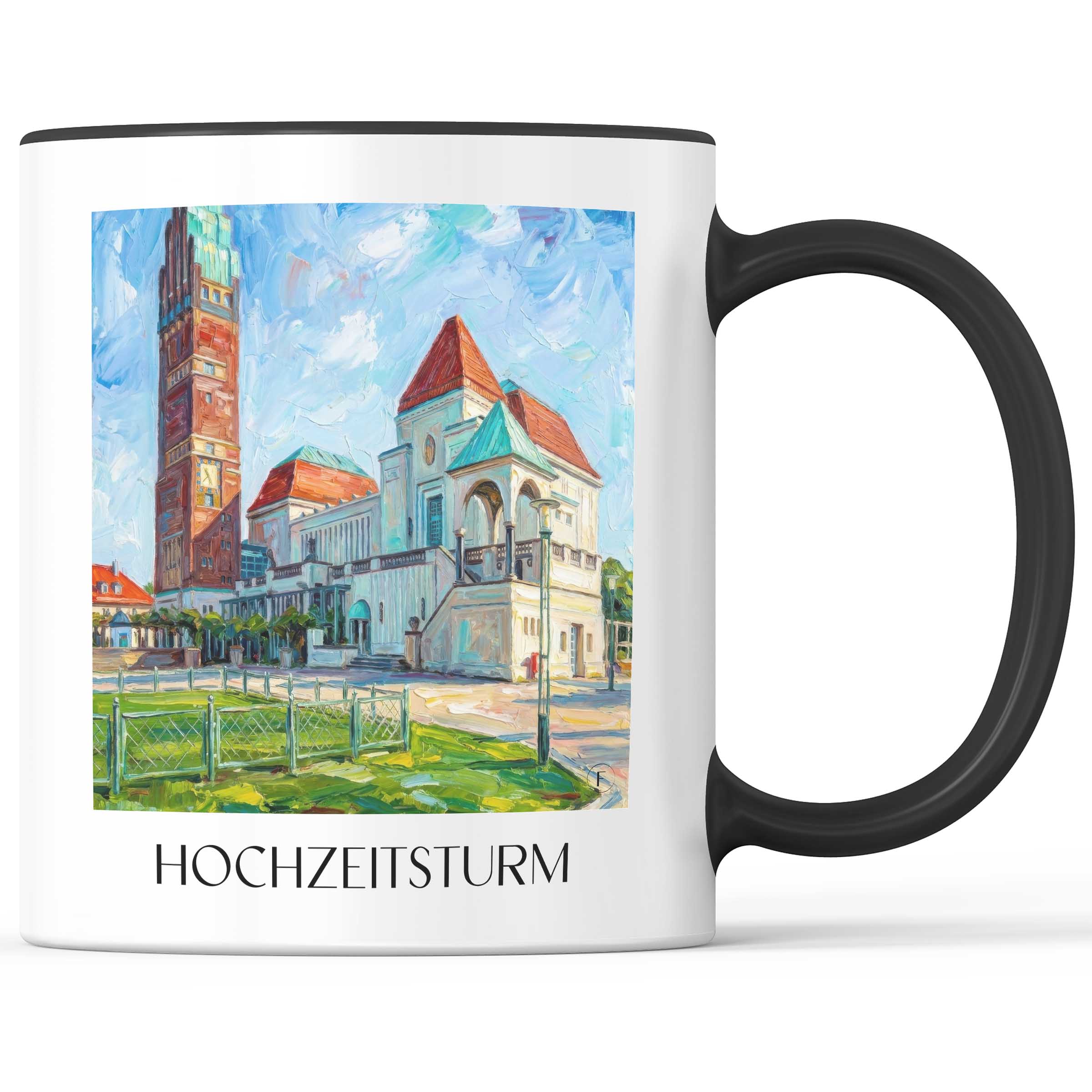 hochzeitsturm-darmstadt-deutschland-kaffeebecher-oil-painting-oelgemaelde