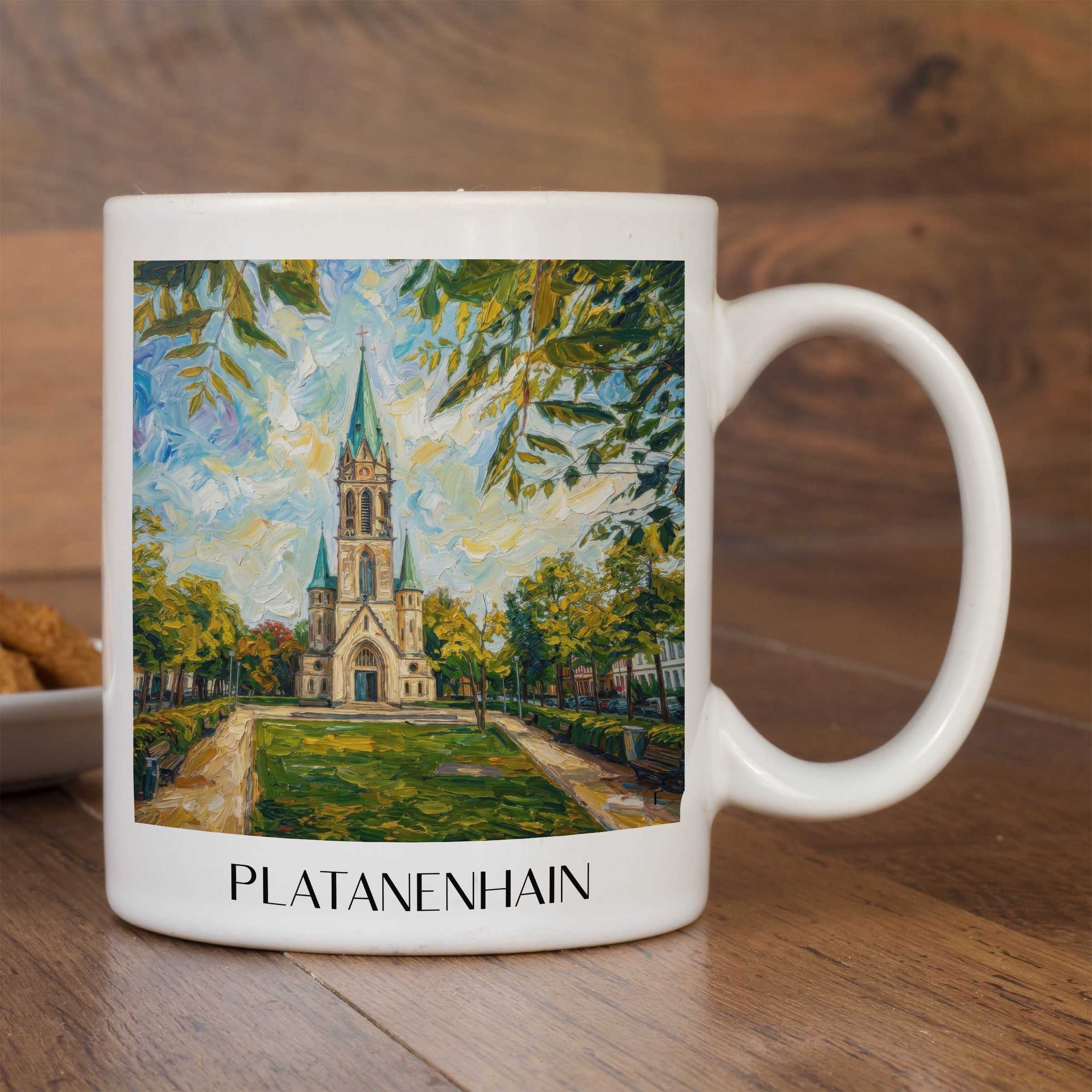 platanenhain-darmstadt-deutschland-kaffeebecher-oil-painting-oelgemaelde