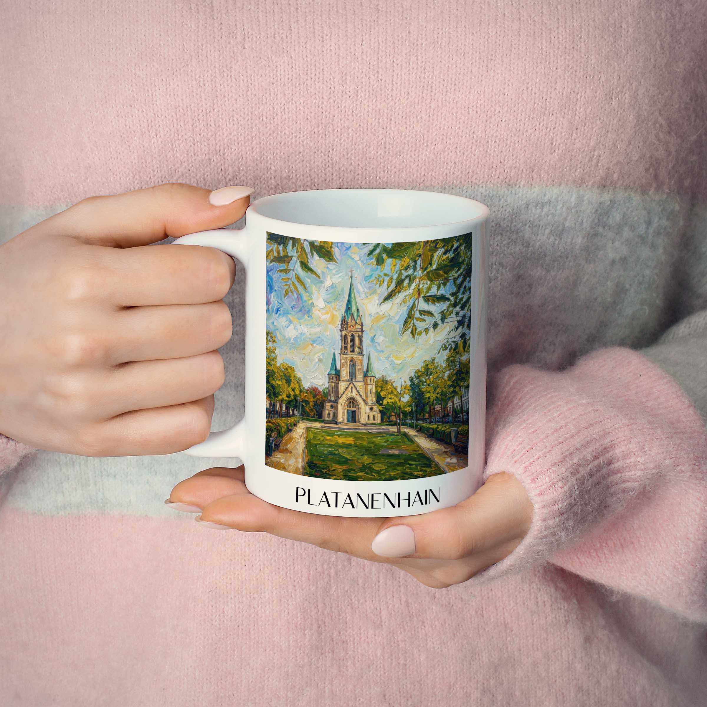 platanenhain-darmstadt-deutschland-kaffeebecher-oil-painting-oelgemaelde