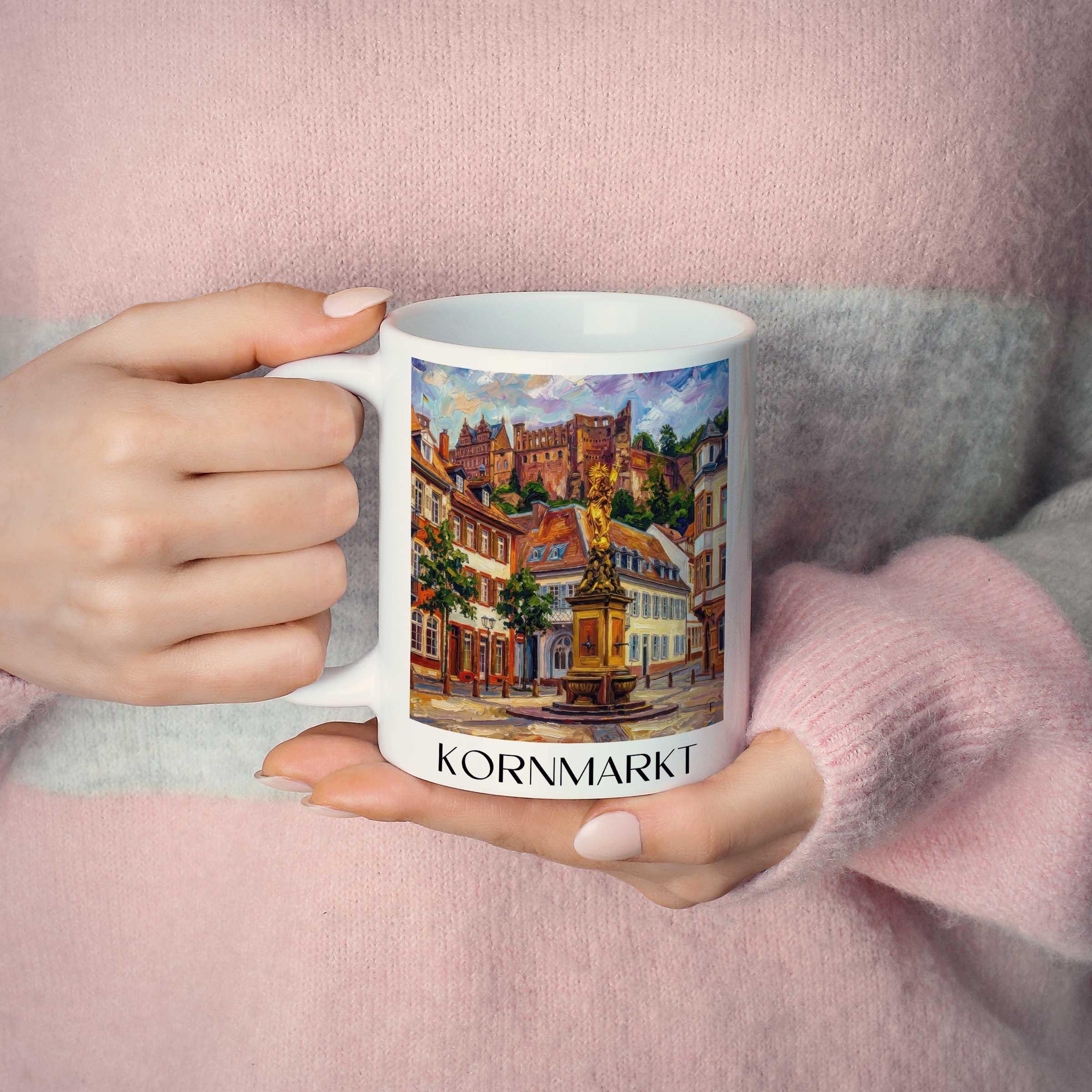 kornmarkt-heidelberg-deutschland-kaffeebecher-oil-painting-oelgemaelde
