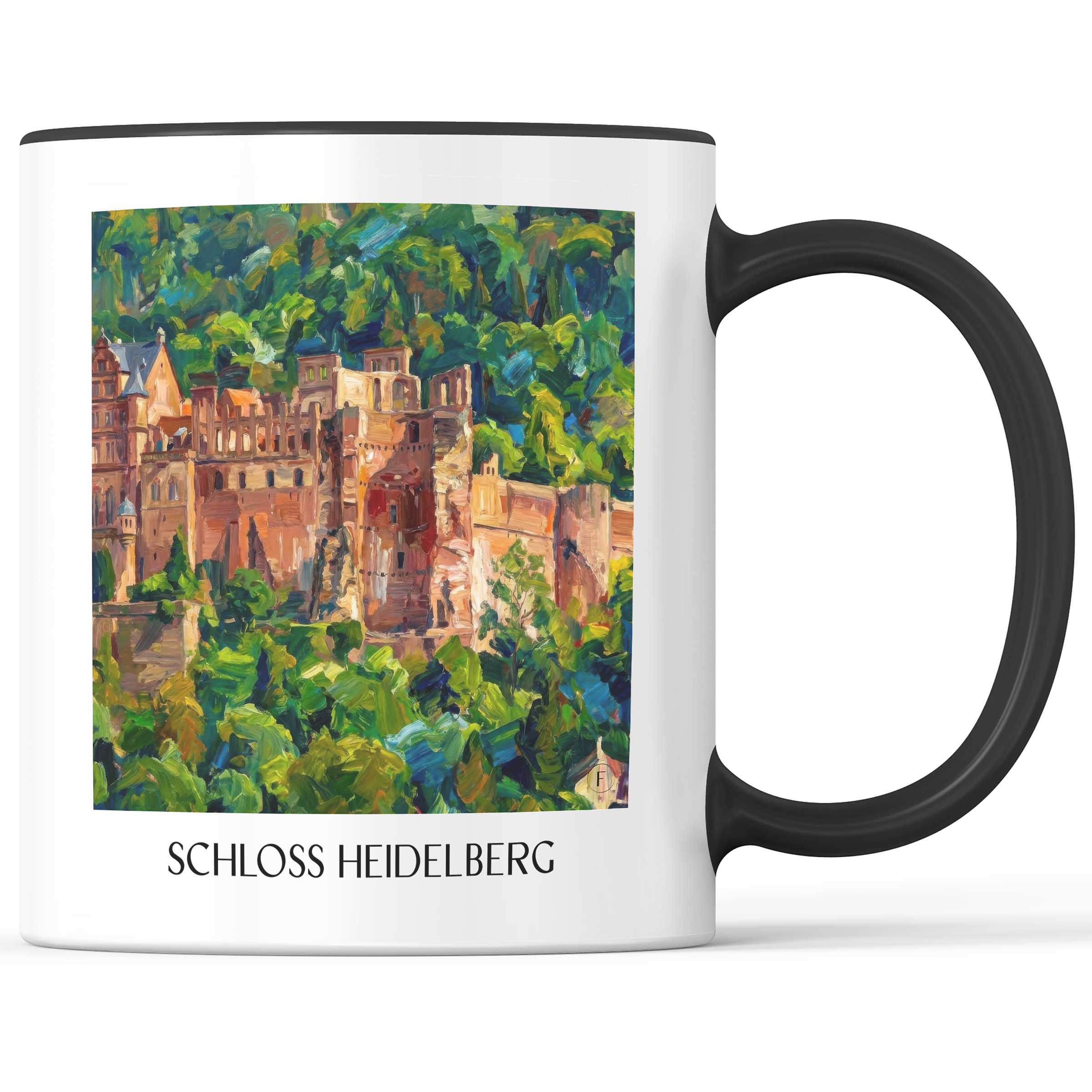 schloss-heidelberg-baden-württemberg-deutschland-kaffeebecher-oil-painting-oelgemaelde
