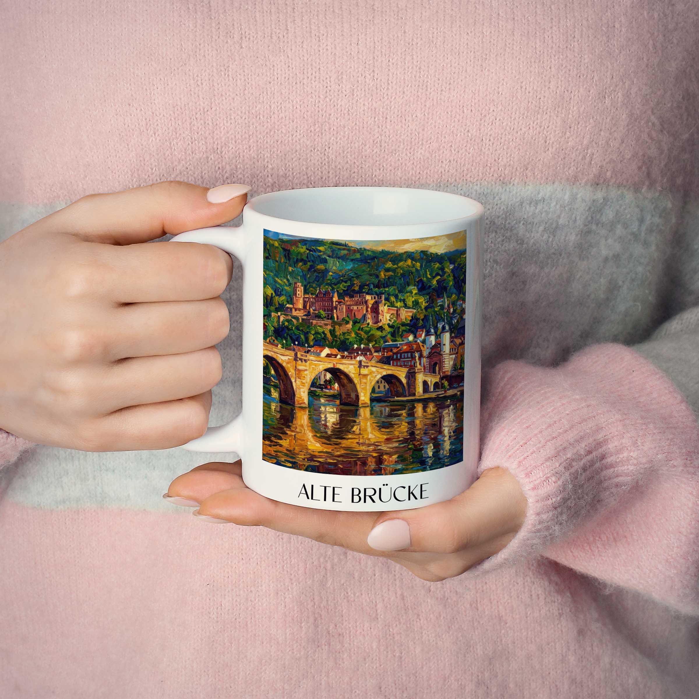 alte-brücke-heidelberg-deutschland-kaffeebecher-oil-painting-oelgemaelde