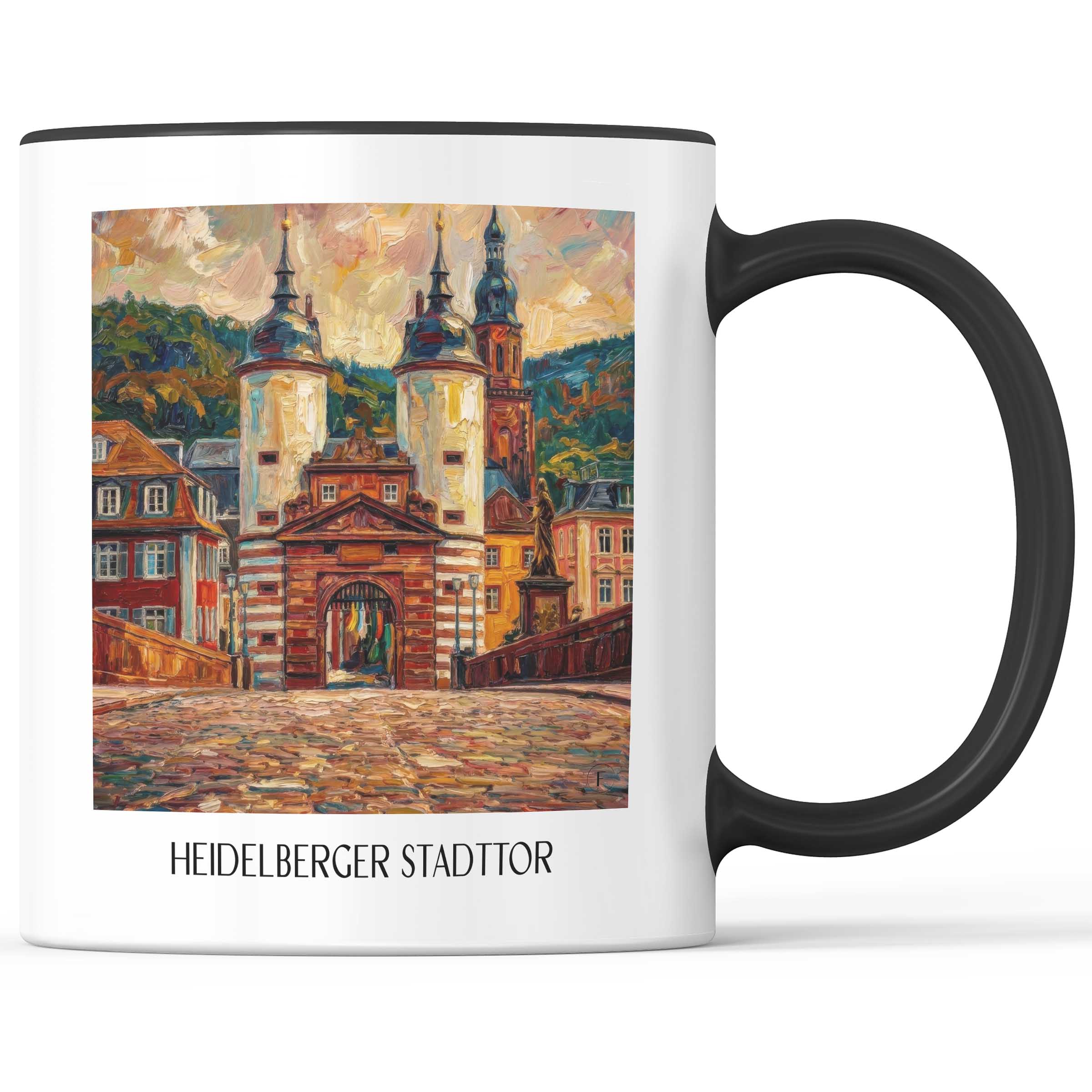 stadttor-heidelberg-deutschland-kaffeebecher-oil-painting-oelgemaelde