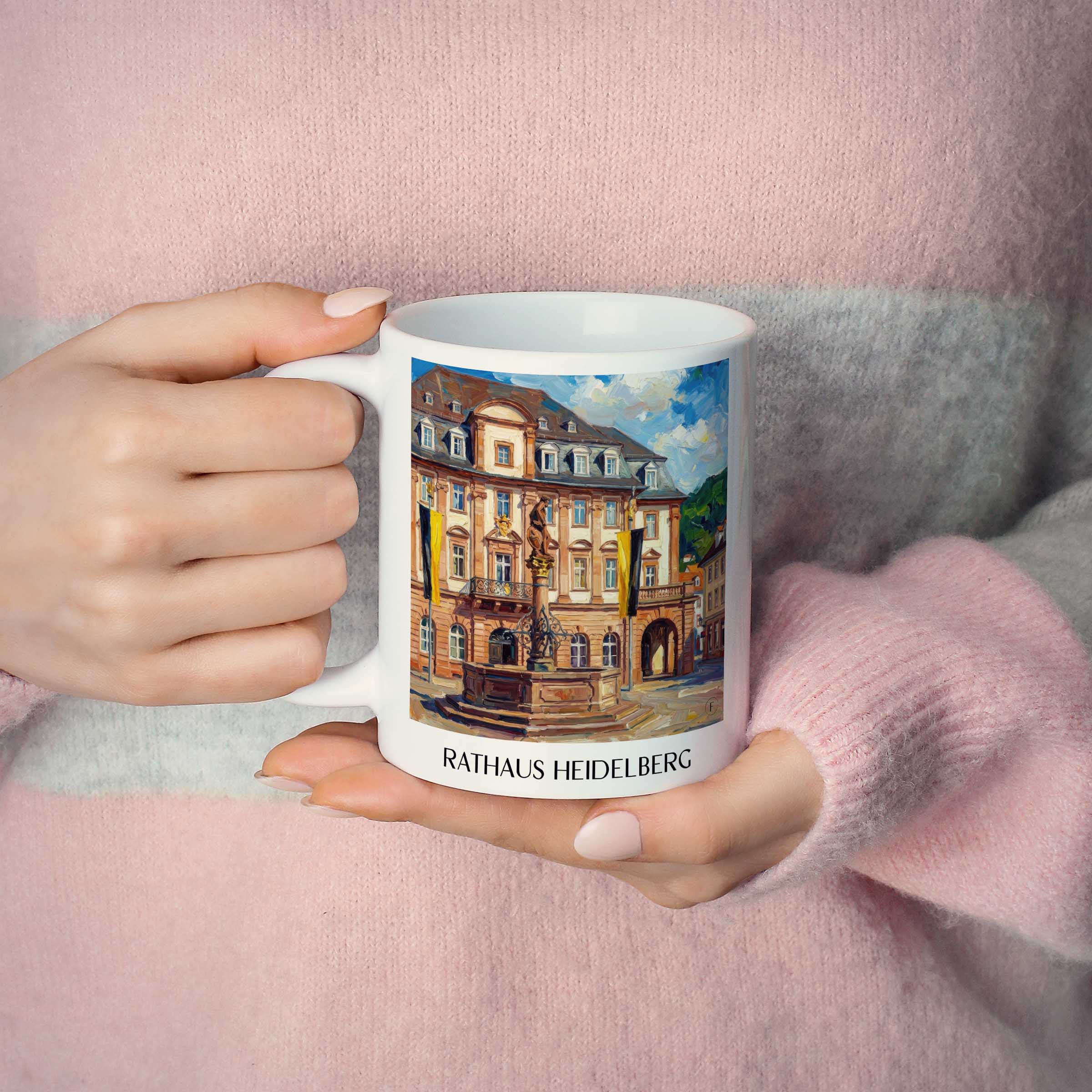 rathaus-heidelberg-deutschland-kaffeebecher-oil-painting-oelgemaelde