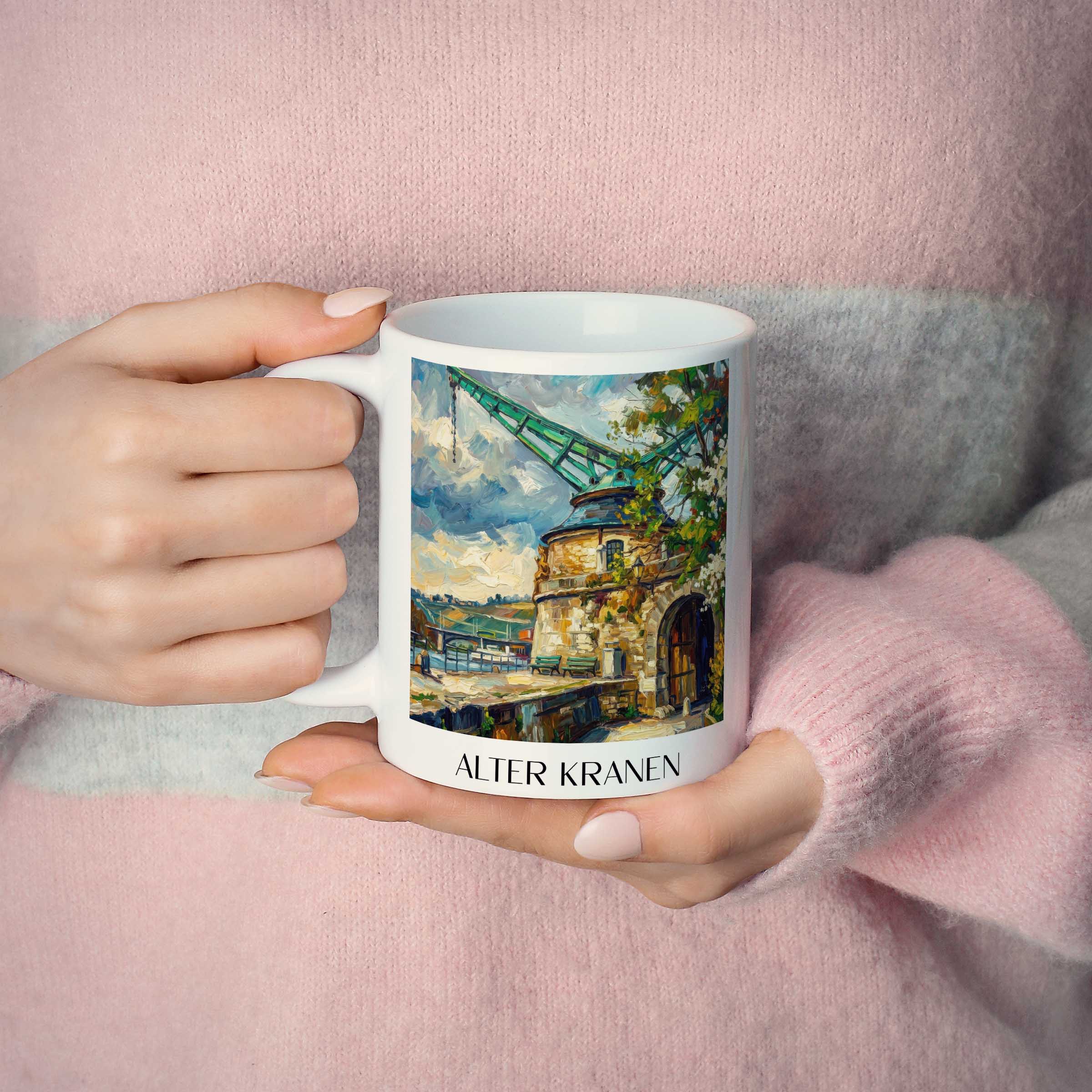 alter-kranen-würzburg-deutschland-kaffeebecher-oil-painting-oelgemaelde