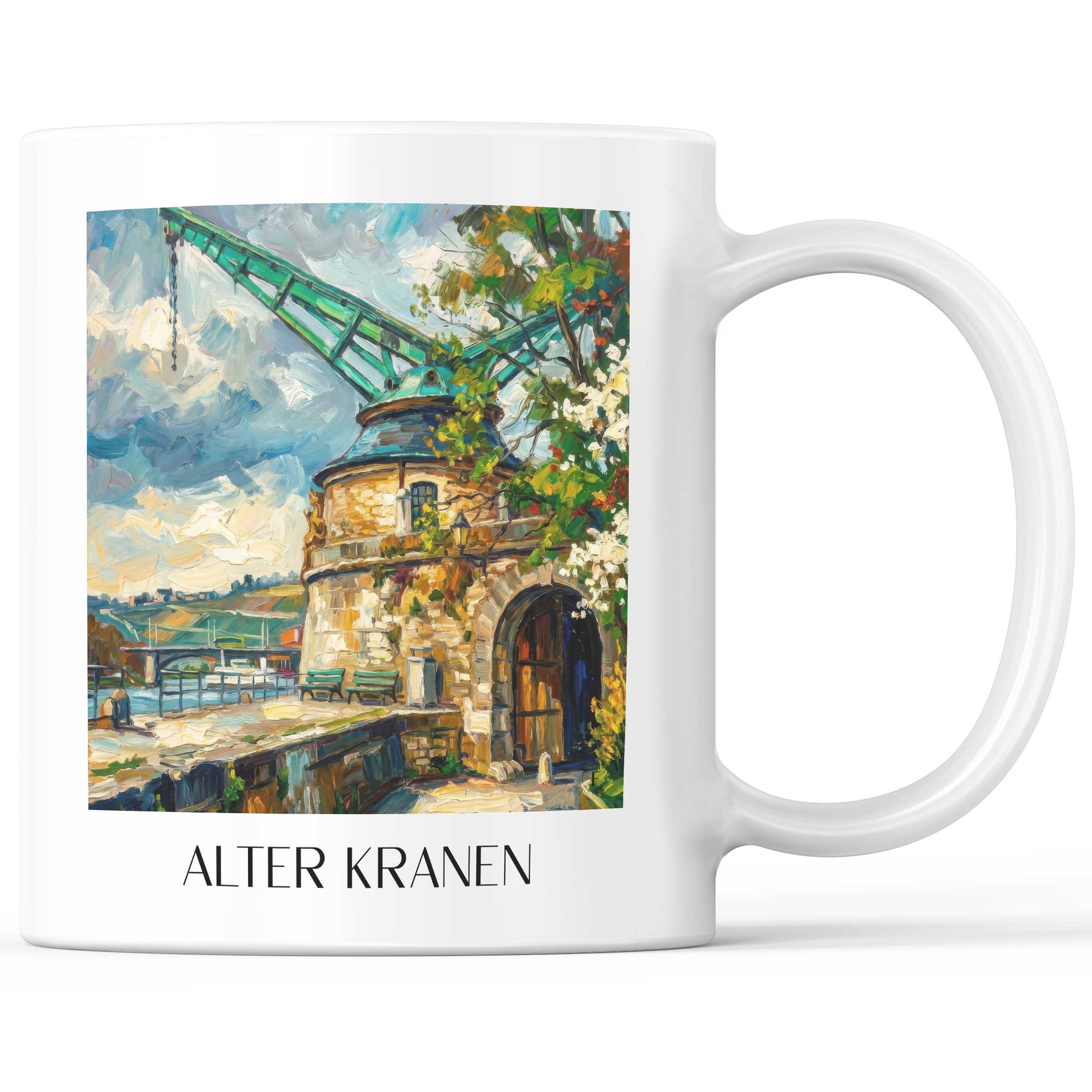 alter-kranen-würzburg-deutschland-kaffeebecher-oil-painting-oelgemaelde
