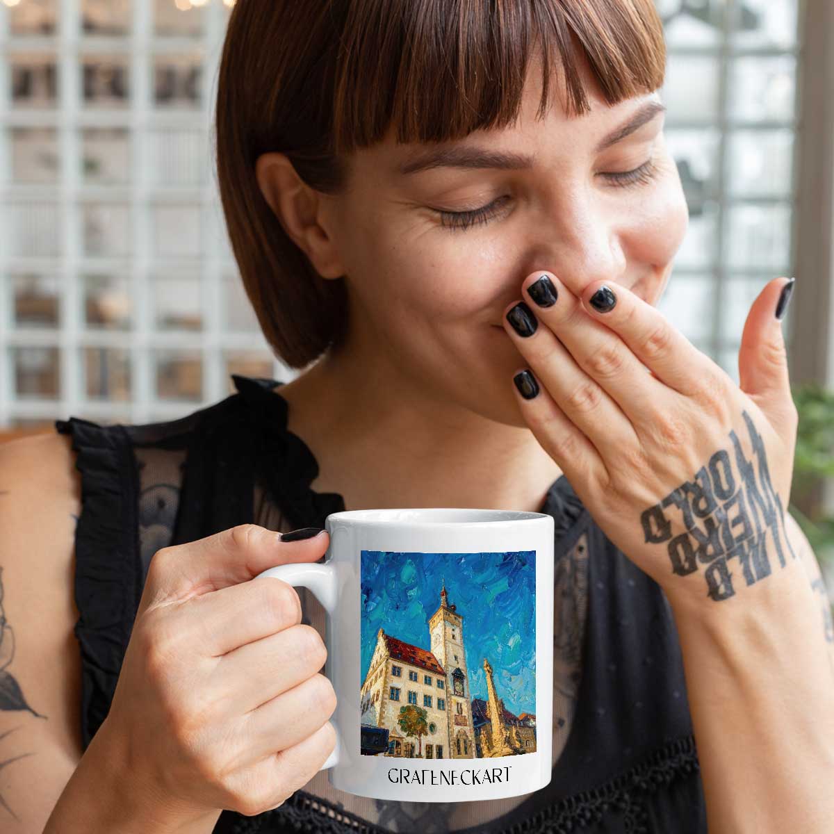 grafeneckart-würzburg-deutschland-kaffeebecher-oil-painting-oelgemaelde