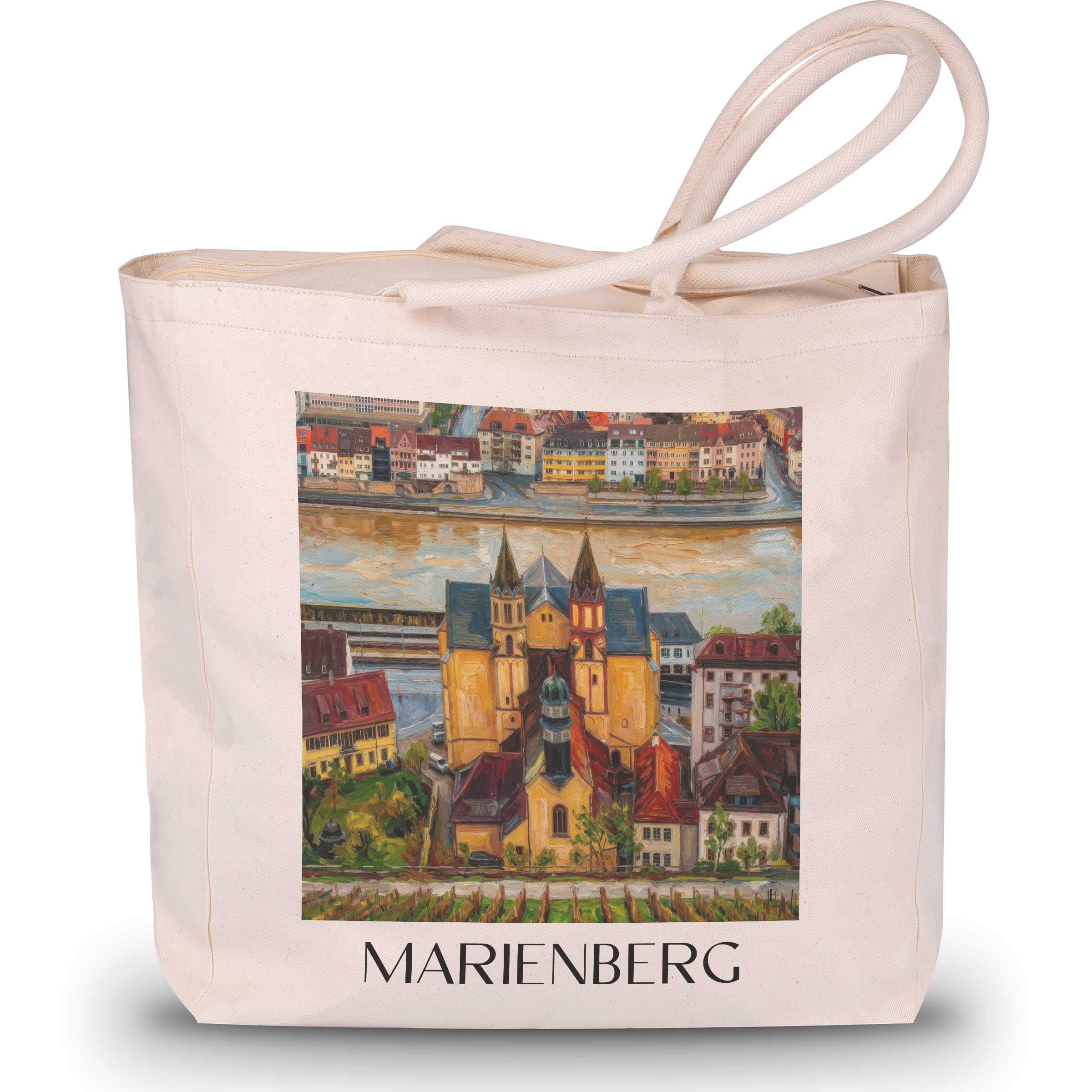 marienberg-würzburg-deutschland-einkaufstasche-oil-painting-oelgemaelde