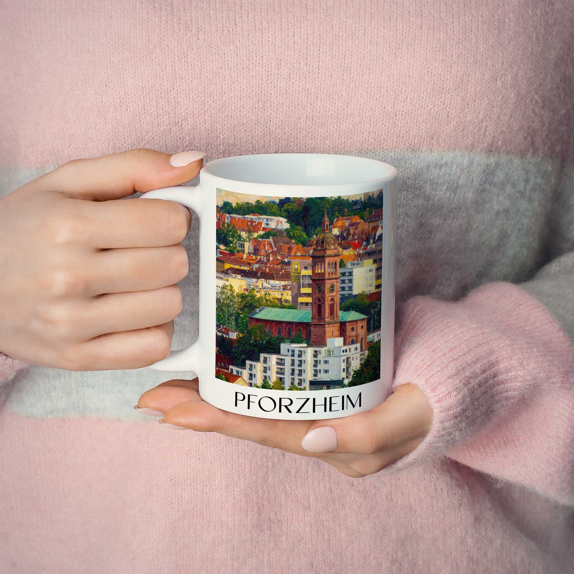pforzheim-baden-württemberg-deutschland-kaffeebecher-oil-painting-oelgemaelde