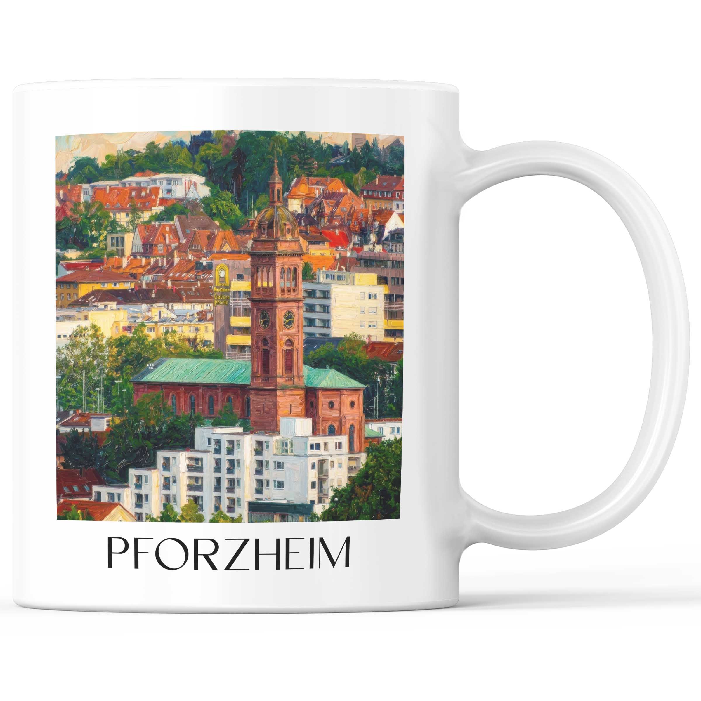 pforzheim-baden-württemberg-deutschland-kaffeebecher-oil-painting-oelgemaelde