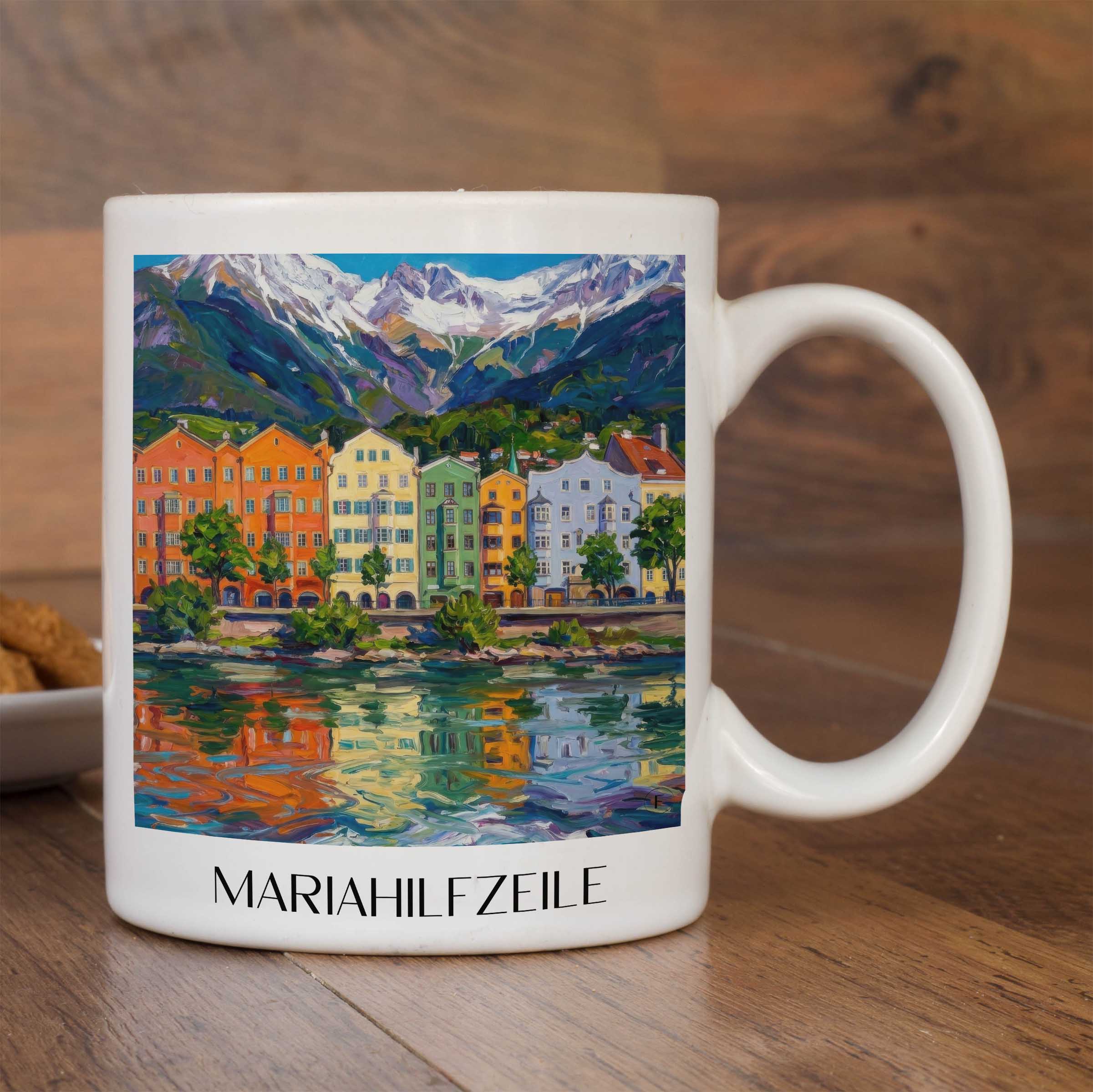 mariahilfzeile-innsbruck-österreich-kaffeebecher-oil-painting-oelgemaelde