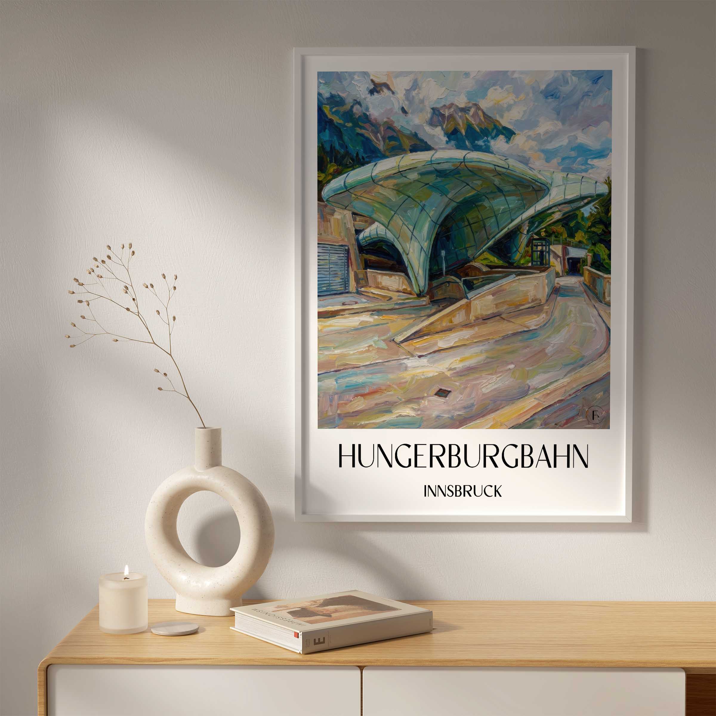 hungerburgbahn-innsbruck-österreich-poster-oil-painting-oelgemaelde