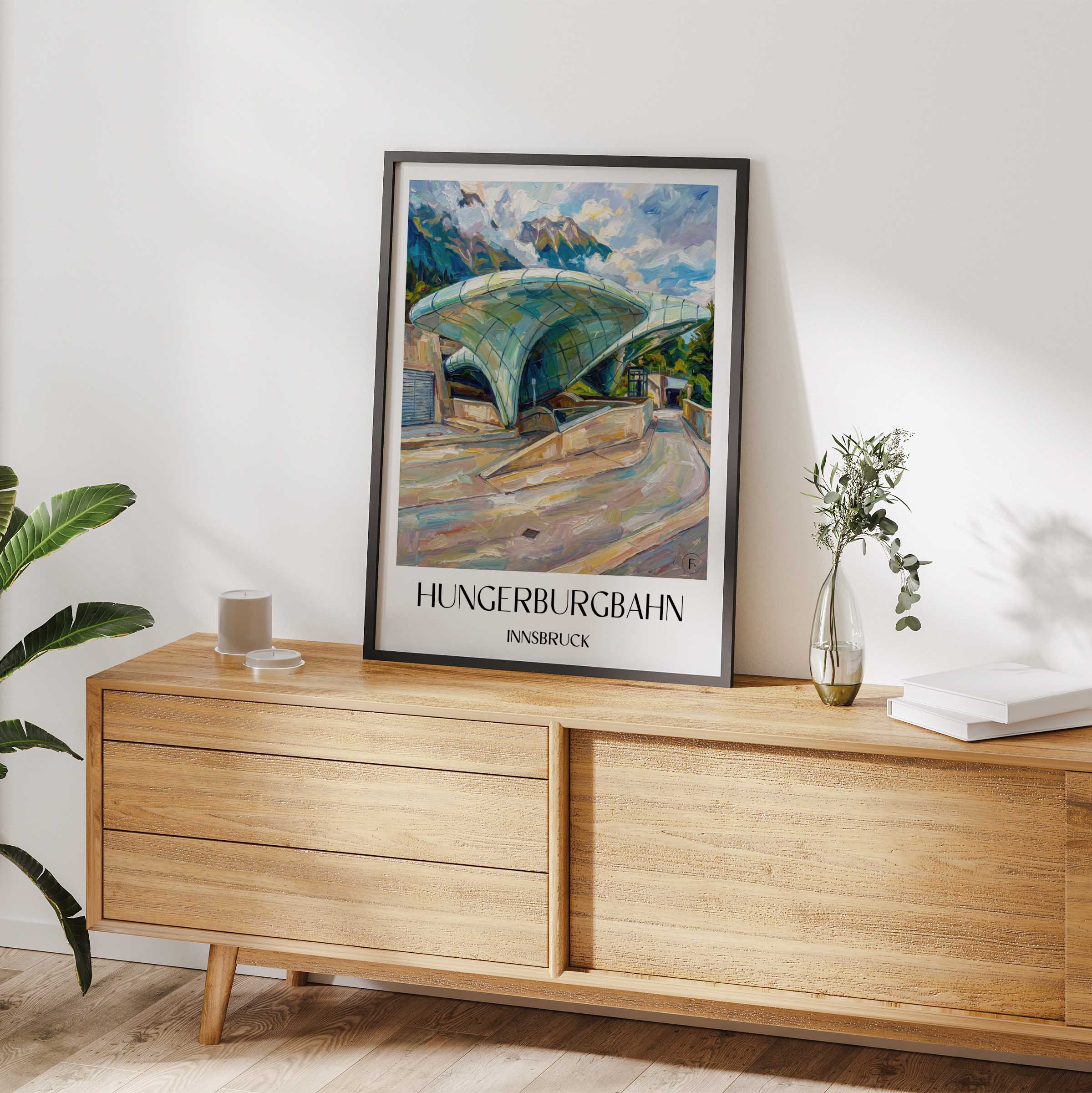 hungerburgbahn-innsbruck-österreich-poster-oil-painting-oelgemaelde