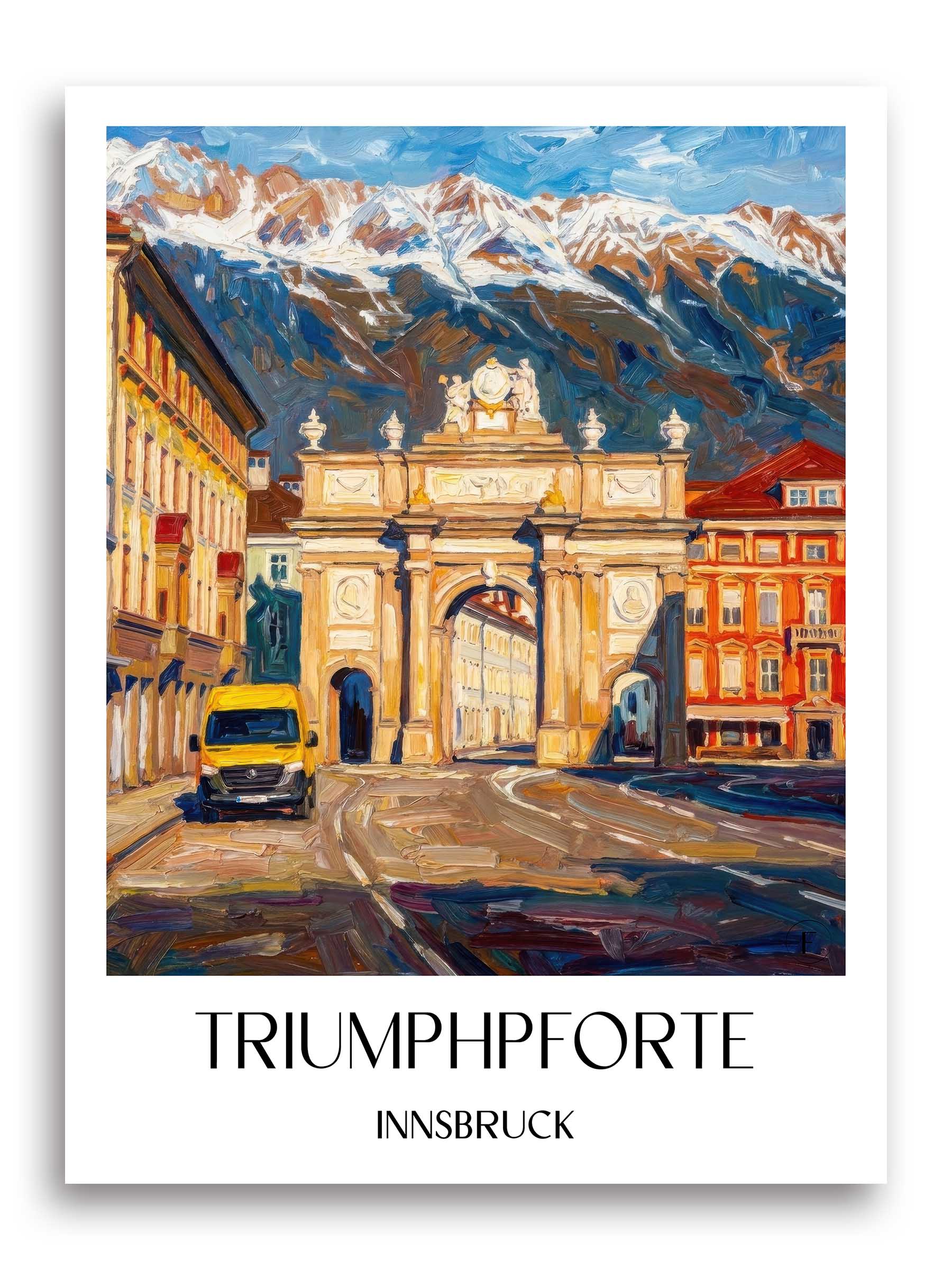 triumphpforte-innsbruck-österreich-poster-oil-painting-oelgemaelde