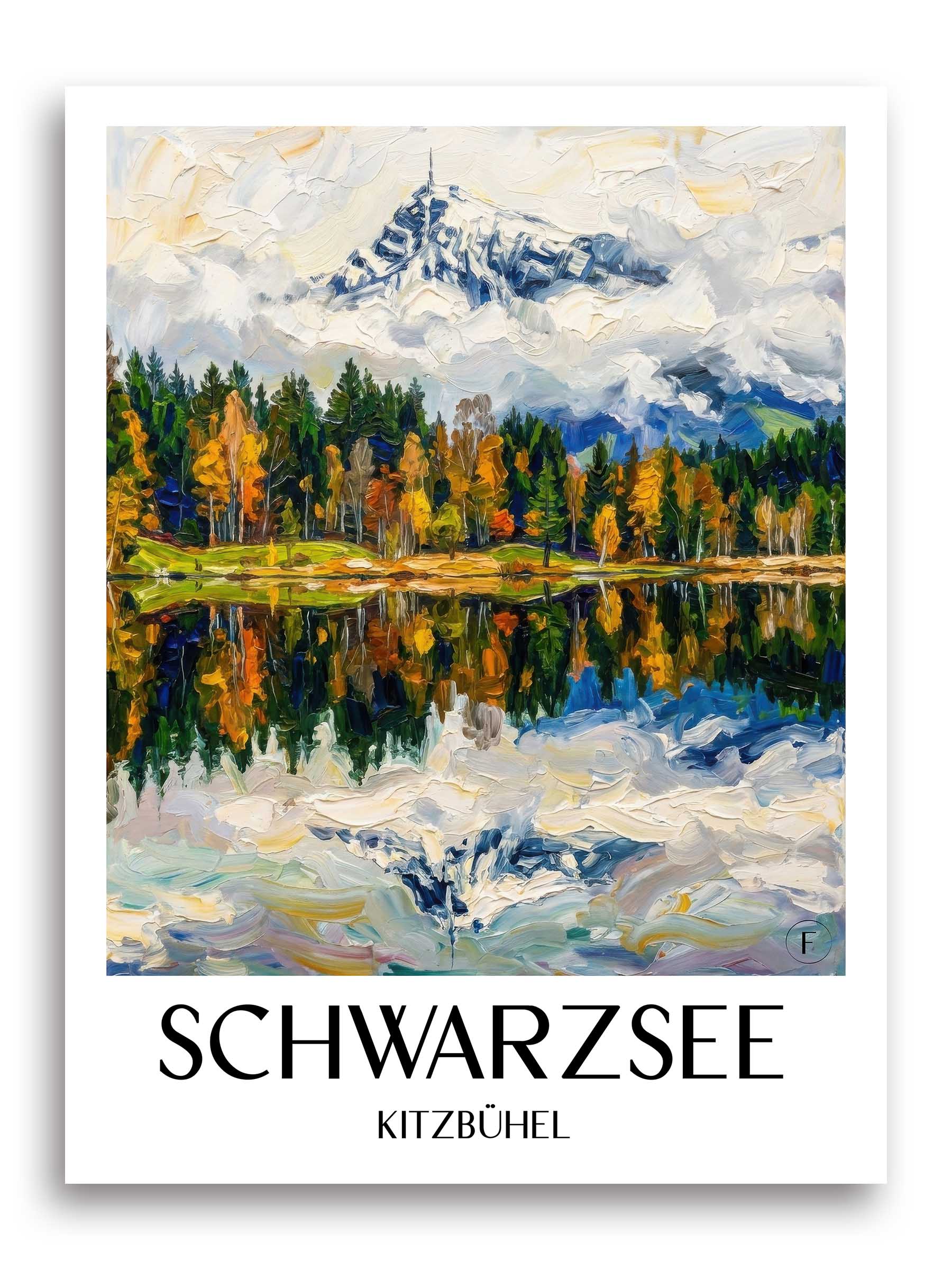 schwarzsee-kitzbühel-österreich-poster-oil-painting-oelgemaelde