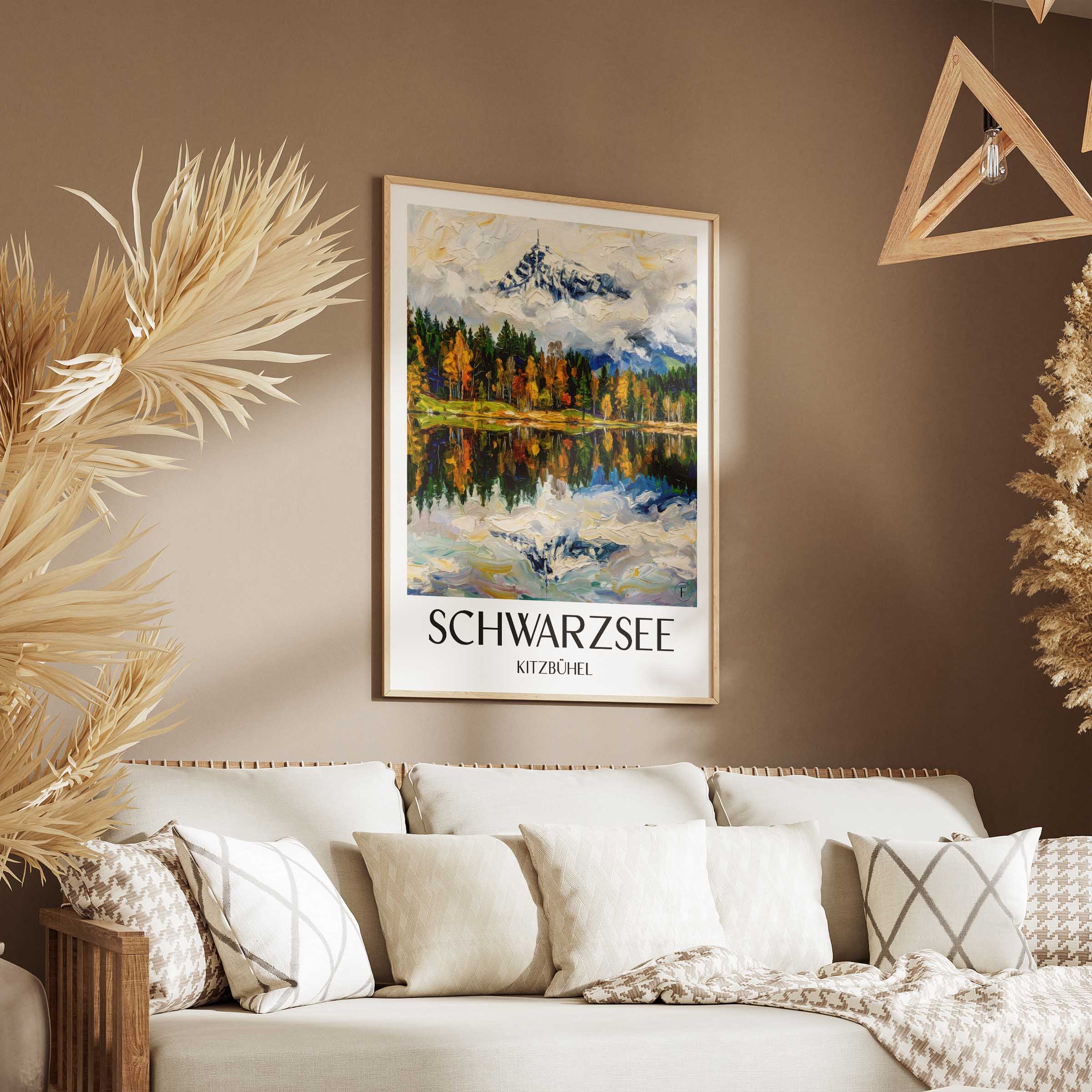 schwarzsee-kitzbühel-österreich-poster-oil-painting-oelgemaelde