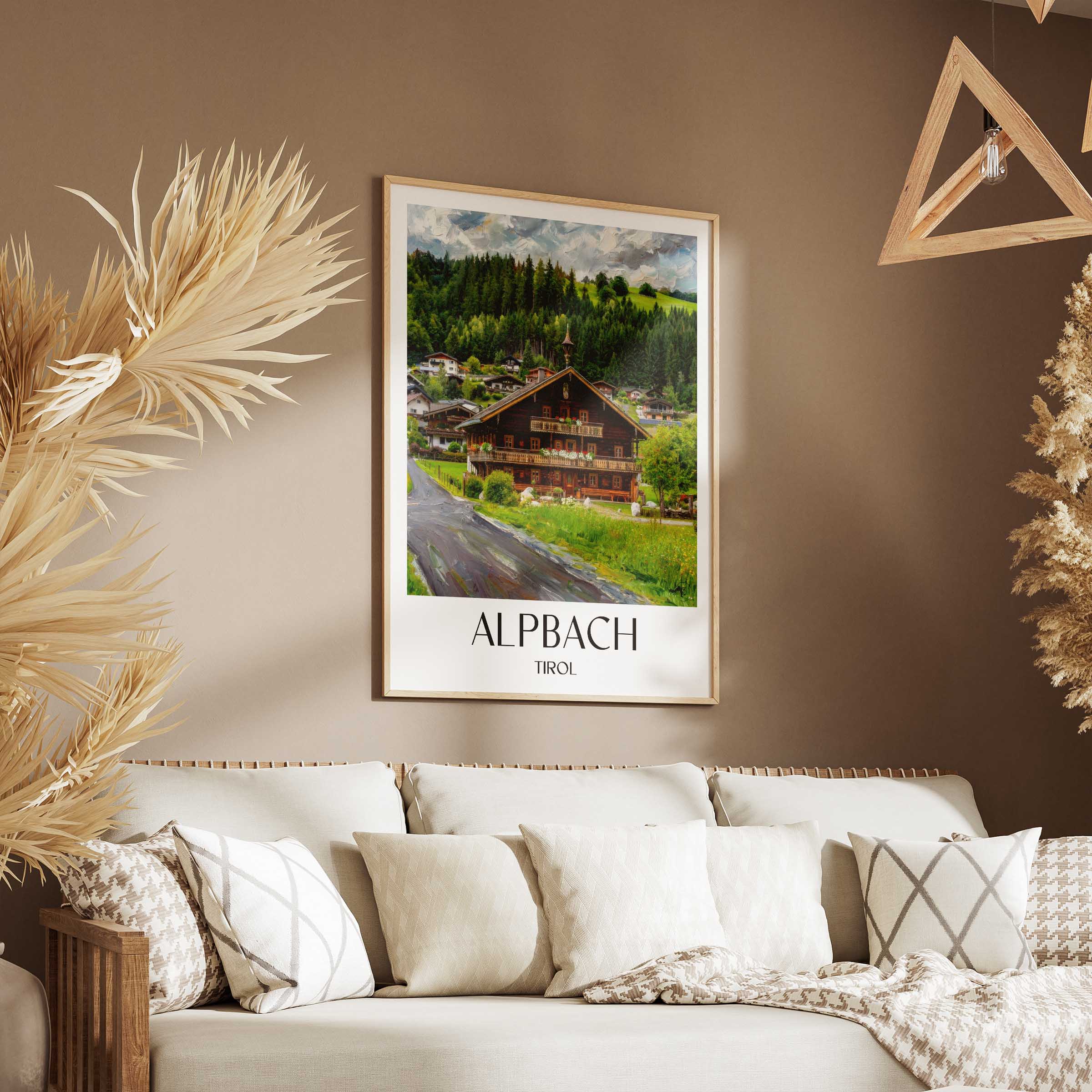alpbach-tirol-österreich-poster-oil-painting-oelgemaelde