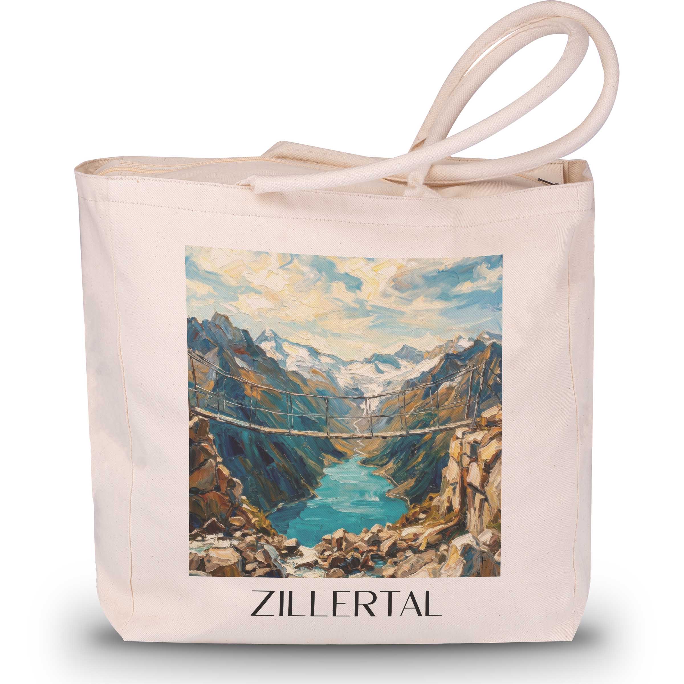 zillertal-österreich-österreich-einkaufstasche-oil-painting-oelgemaelde