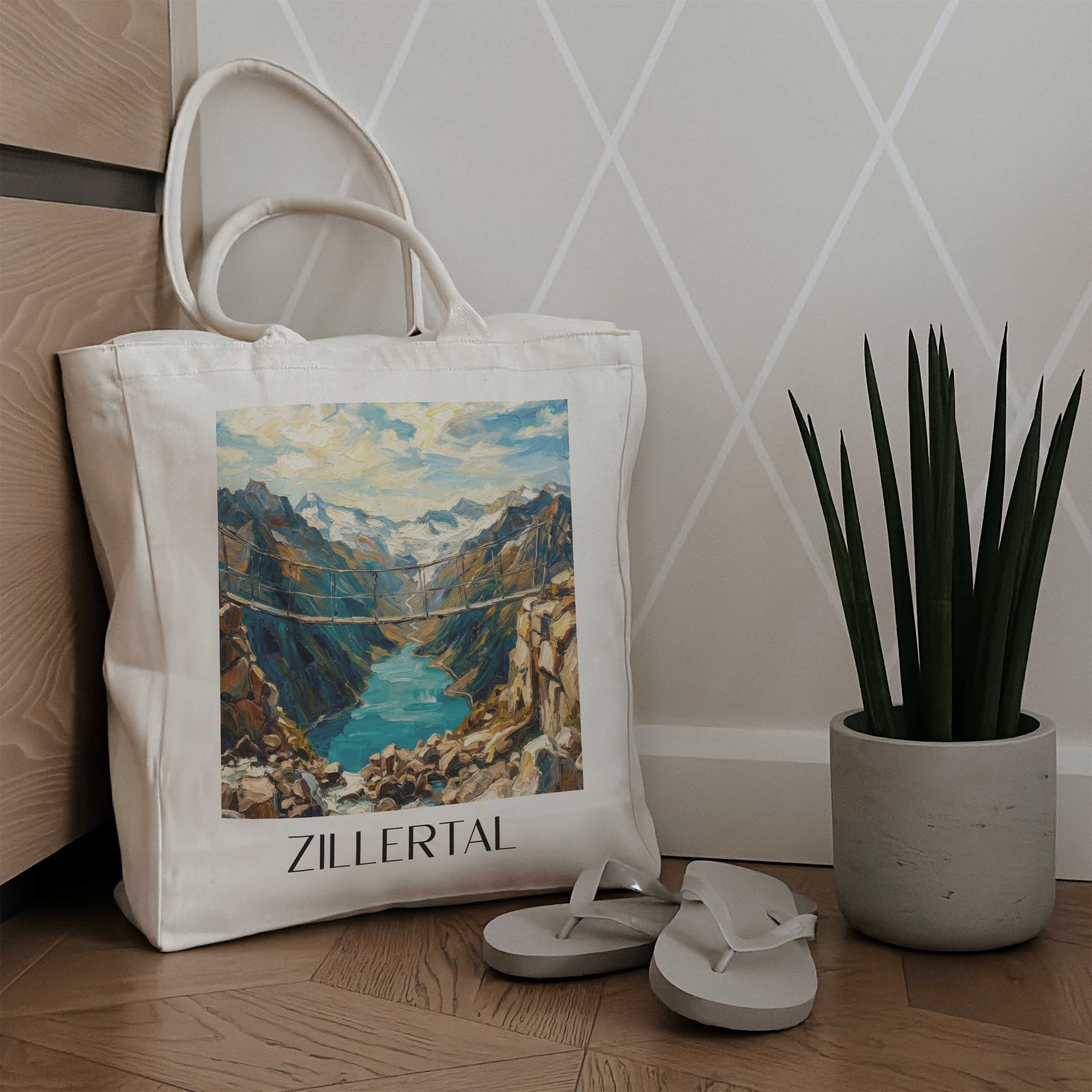 zillertal-österreich-österreich-einkaufstasche-oil-painting-oelgemaelde