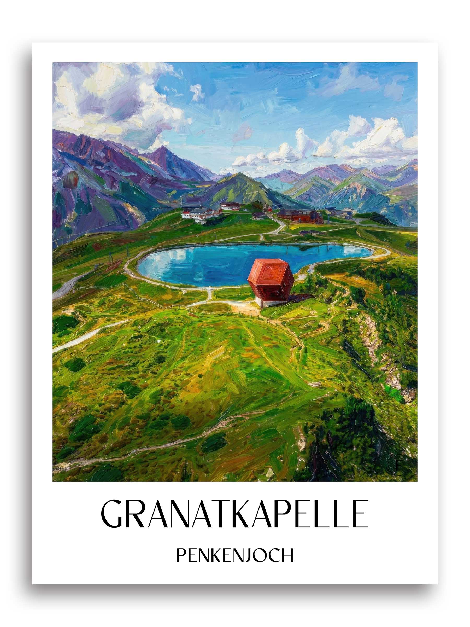 granatkapelle-penkenjoch-österreich-poster-oil-painting-oelgemaelde