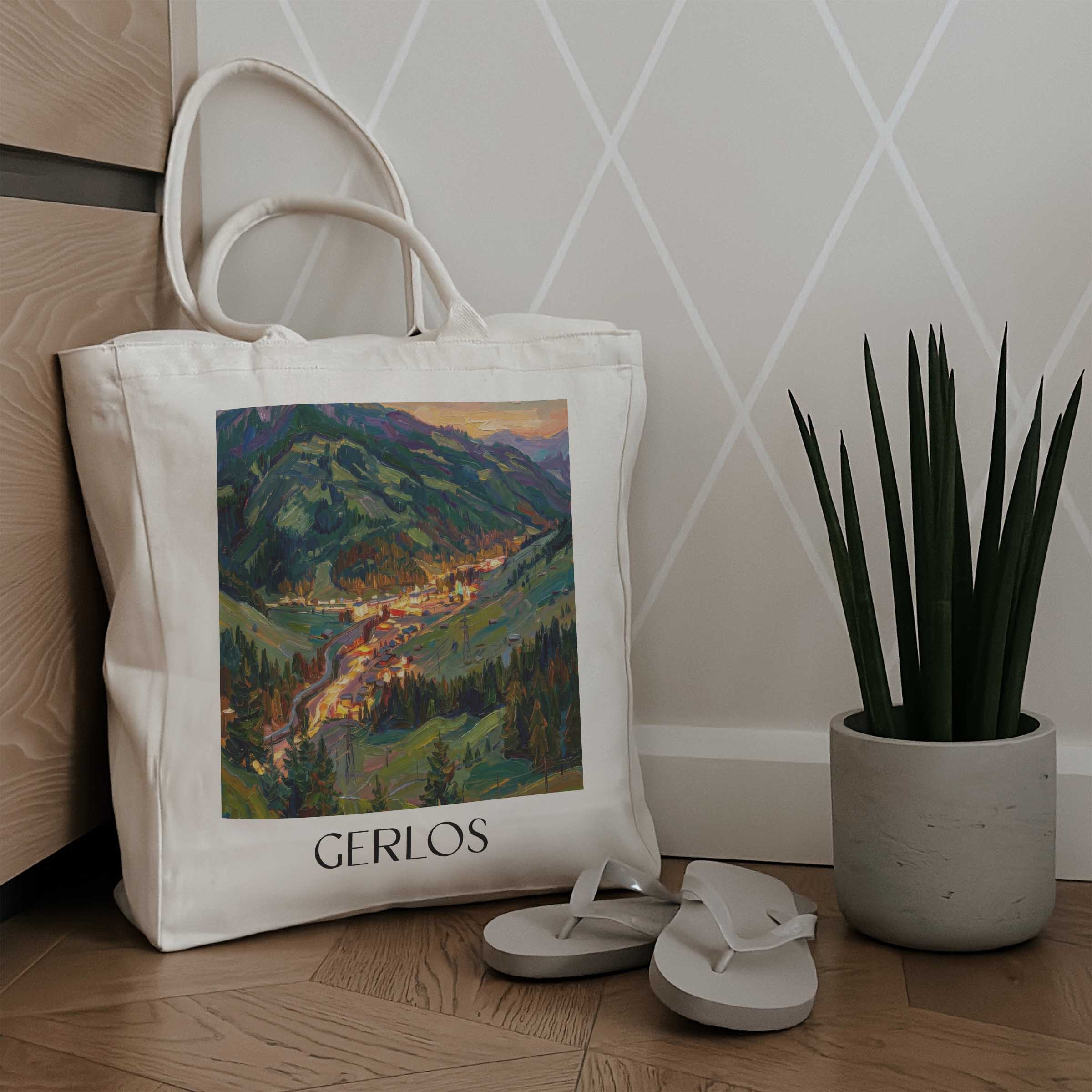 gerlos-tirol-österreich-einkaufstasche-oil-painting-oelgemaelde